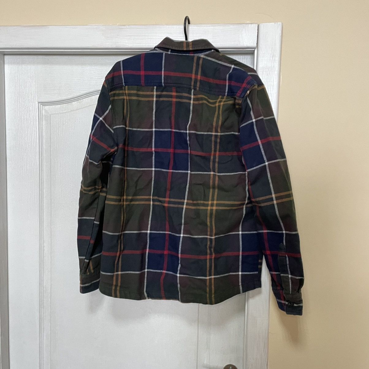 Barbour Vintage Barbour Overshirt Button Up Jacket bomber flannel Size US L / EU 52-54 / 3 - 3 Thumbnail
