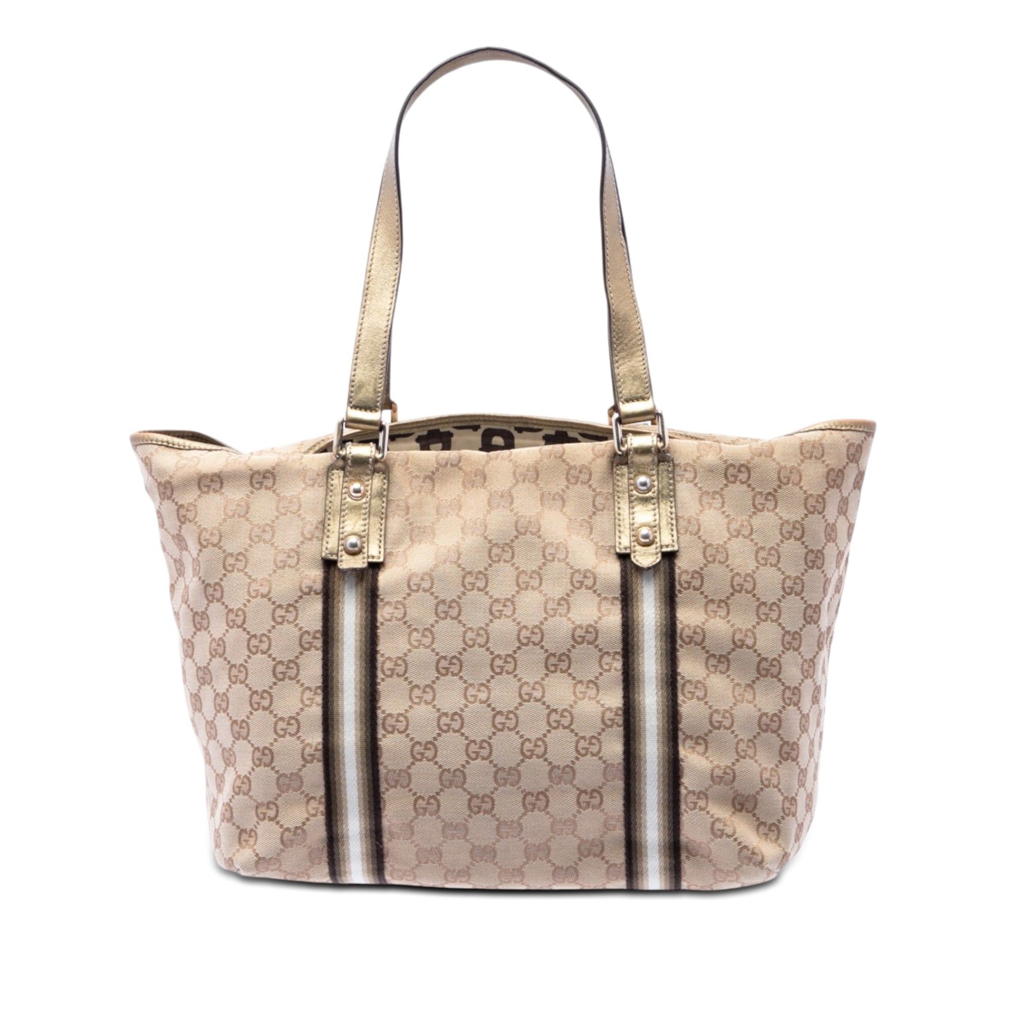 Gucci Large GG Canvas Jolicoeur Tote Size ONE SIZE - 1 Thumbnail