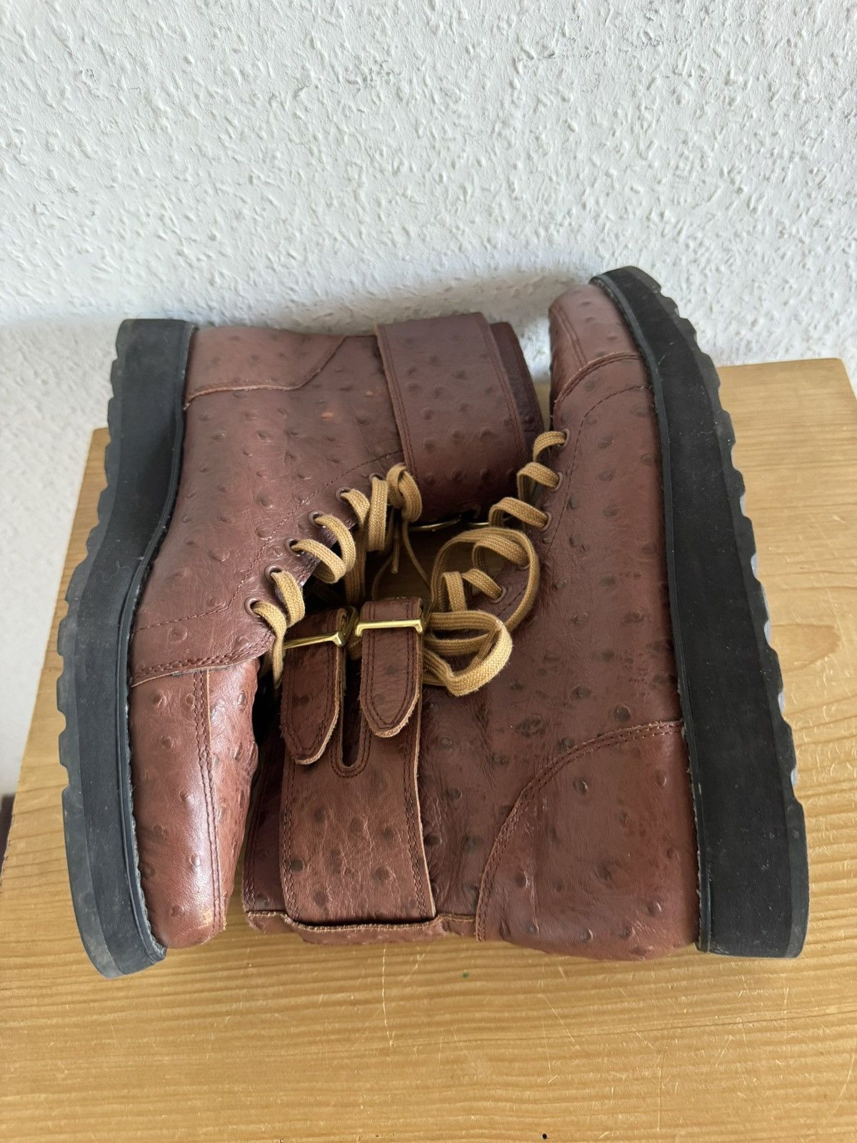 Adidas × Jeremy Scott Ostrich Embossed Slim Boots Size US 8.5 / EU 41-42 - 6 Thumbnail
