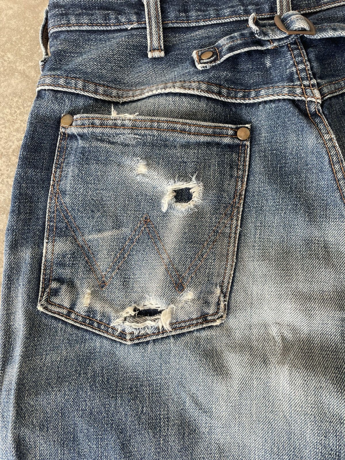 Japanese Brand Japanese Brand Selvedge Distressed Jeans Size US 30 / EU 46 - 5 Thumbnail
