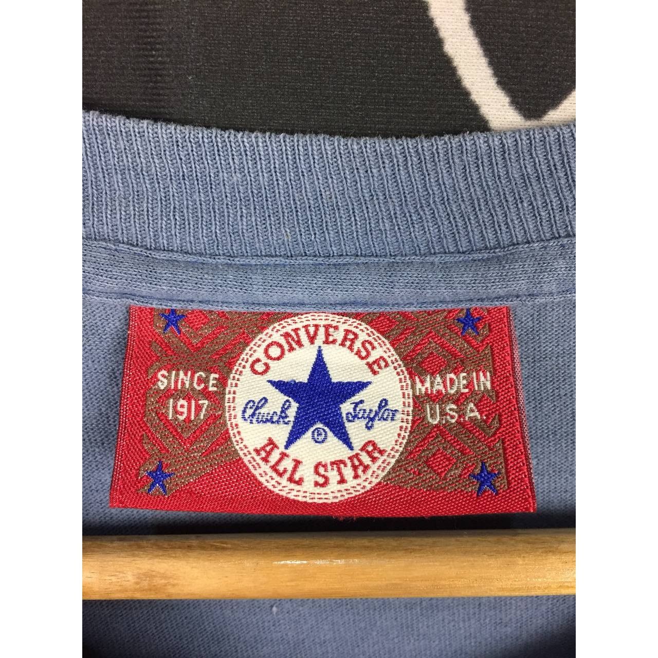 Converse × Vintage Vtg 90s Converse All Star Chuck Taylor Single Stitch Tee Size US M / EU 48-50 / 2 - 15 Thumbnail