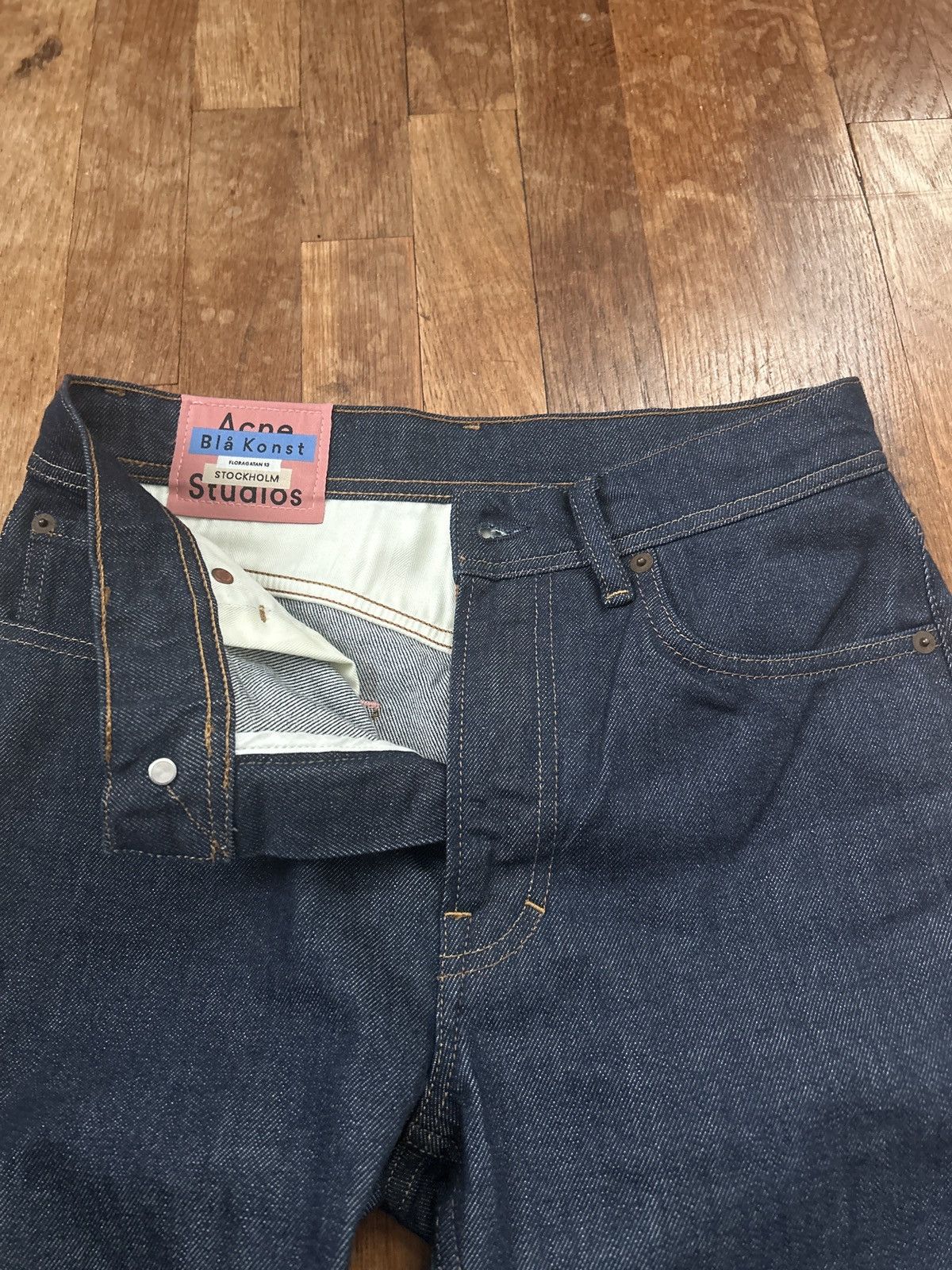 Acne Studios Acne Studio Bla knost Slim Fit Tapered Jeans Size 27" / US 4 / IT 40 - 2 Thumbnail