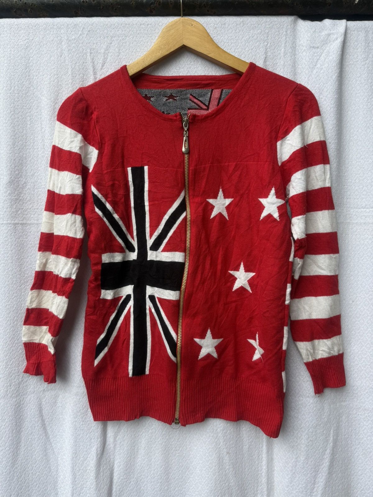 Hysteric Glamour Japanese knit zipper sweatshirt Size US XS / EU 42 / 0 - 1 Thumbnail