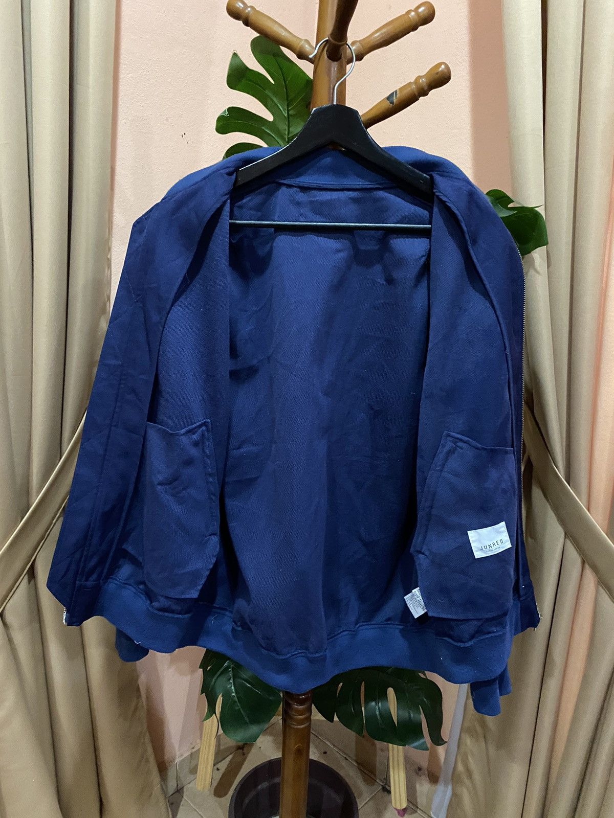 Japanese Brand JUN MEN ARMY BOMBER JACKET Size US L / EU 52-54 / 3 - 5 Thumbnail