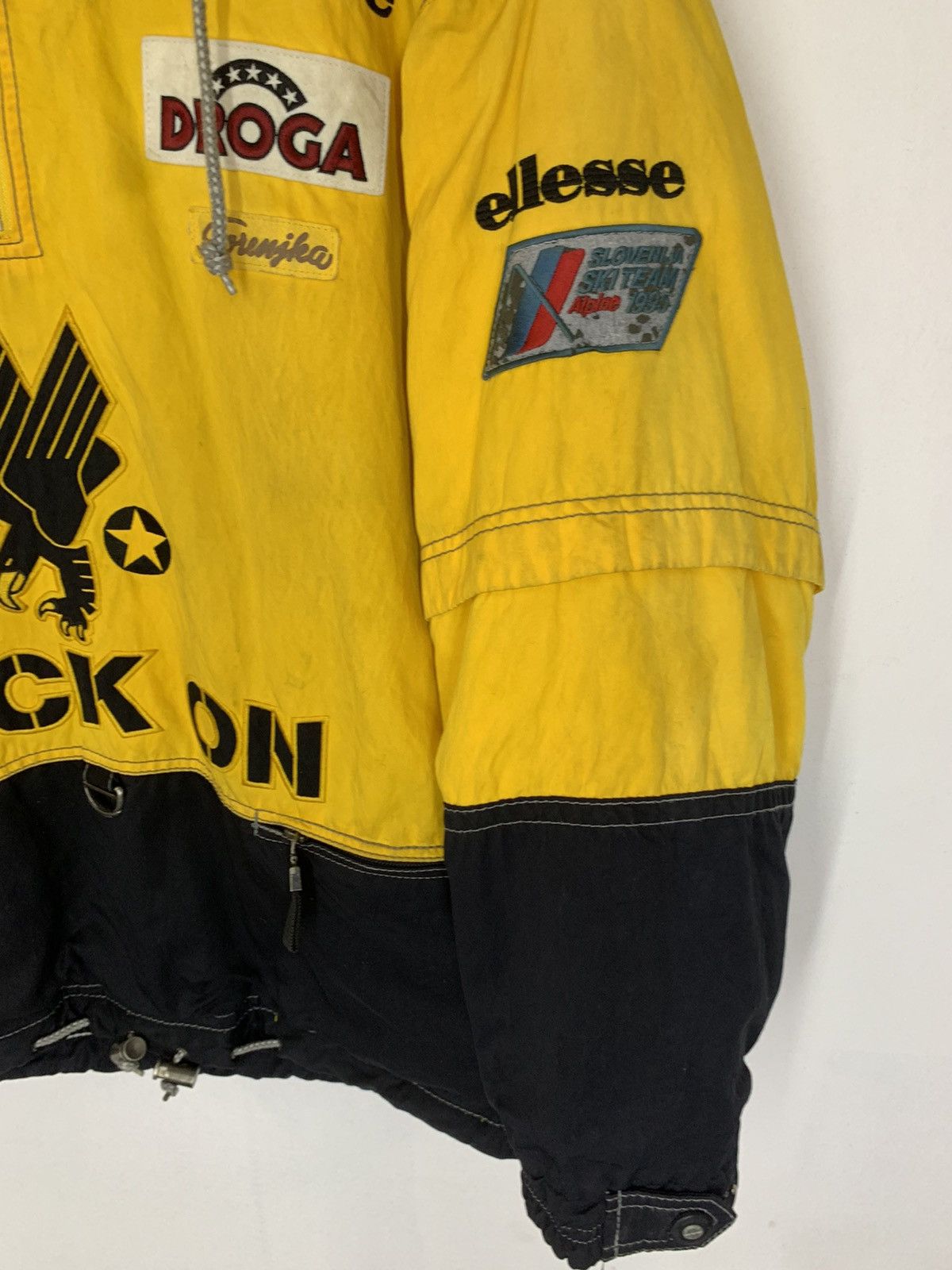 Vintage Vintage ELLESSE Slovenija Puffer Size US L / EU 52-54 / 3 - 4 Thumbnail