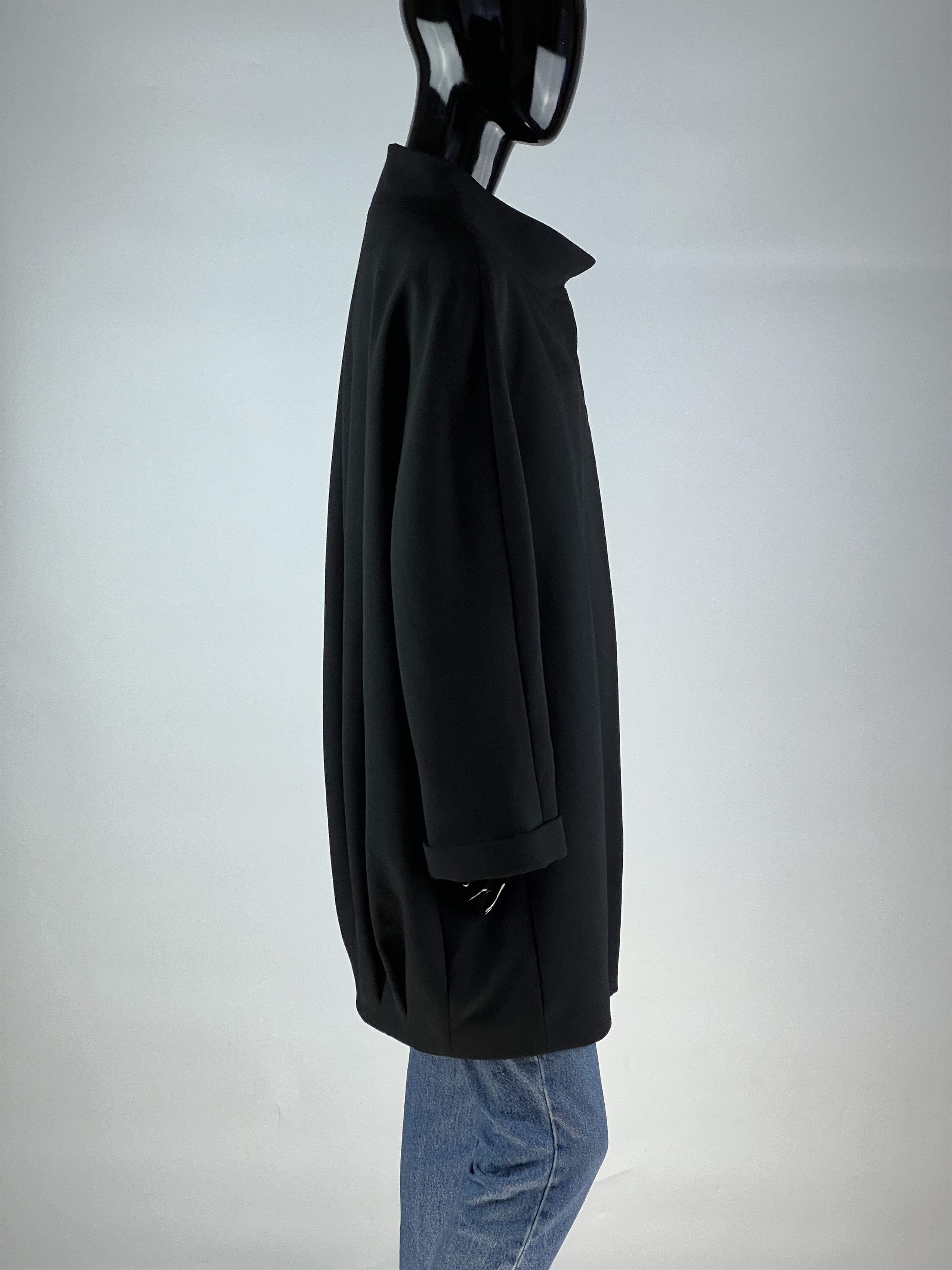 DOROTHEE SCHUMACHER Dorothee Schumacher Black Wool Coat Size M / US 6-8 / IT 42-44 - 4 Thumbnail