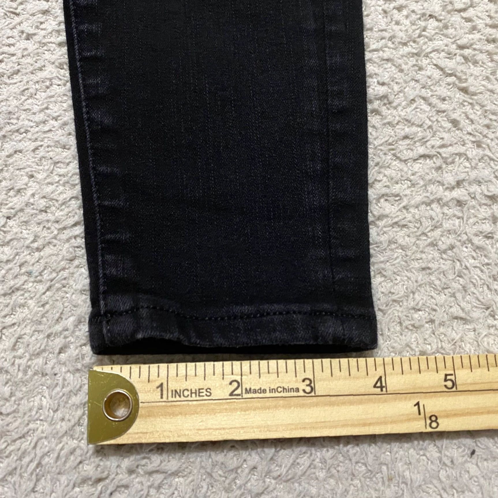 American Eagle Outfitters VINTAGE American Eagle Jeans Womens 2 Black Denim High Rise Jegging Dark Wash Regular Stretch 26 In Inseam 26 in Womens Jeans Size 26" / US 2 / IT 38 - 2 Thumbnail