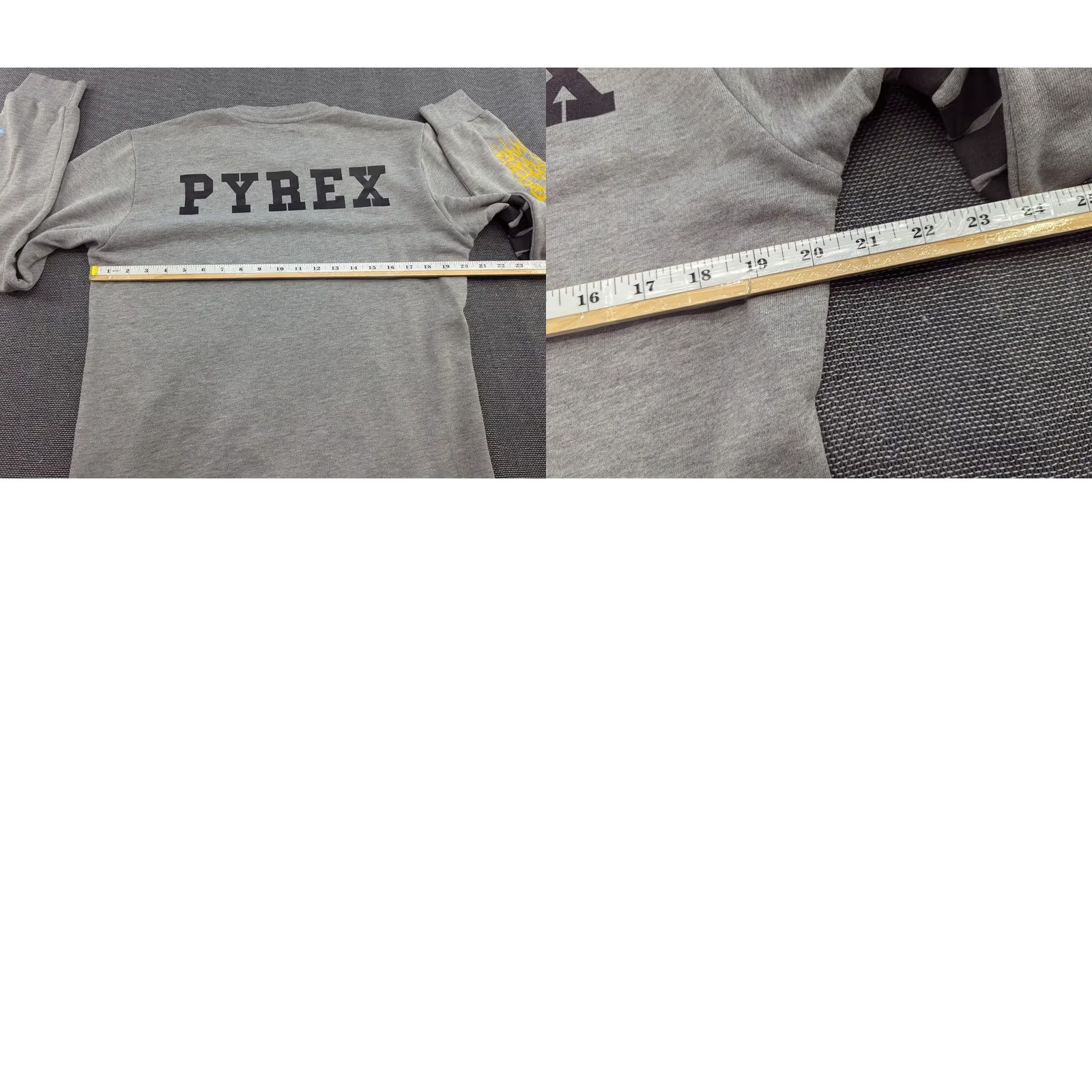 Vintage Pyrex Vision Sweatshirt Mens Large Gray Graffiti Skateboard Shirt Pullover Athletic CLS Cotton Canvas Moisture Wicking Mens Size US L / EU 52-54 / 3 - 8 Thumbnail