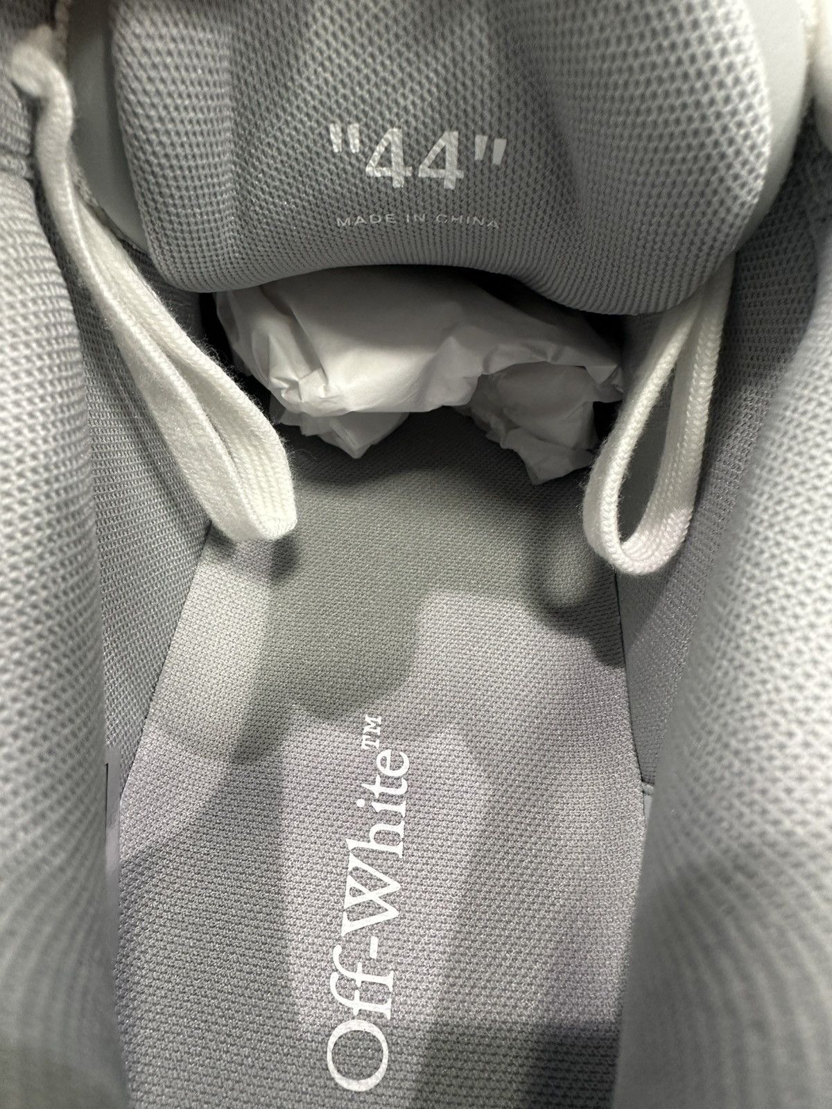 Off-White OFF-WHITE - Out of Office White Grey Sneakers Size US 11 / EU 44 - 6 Thumbnail