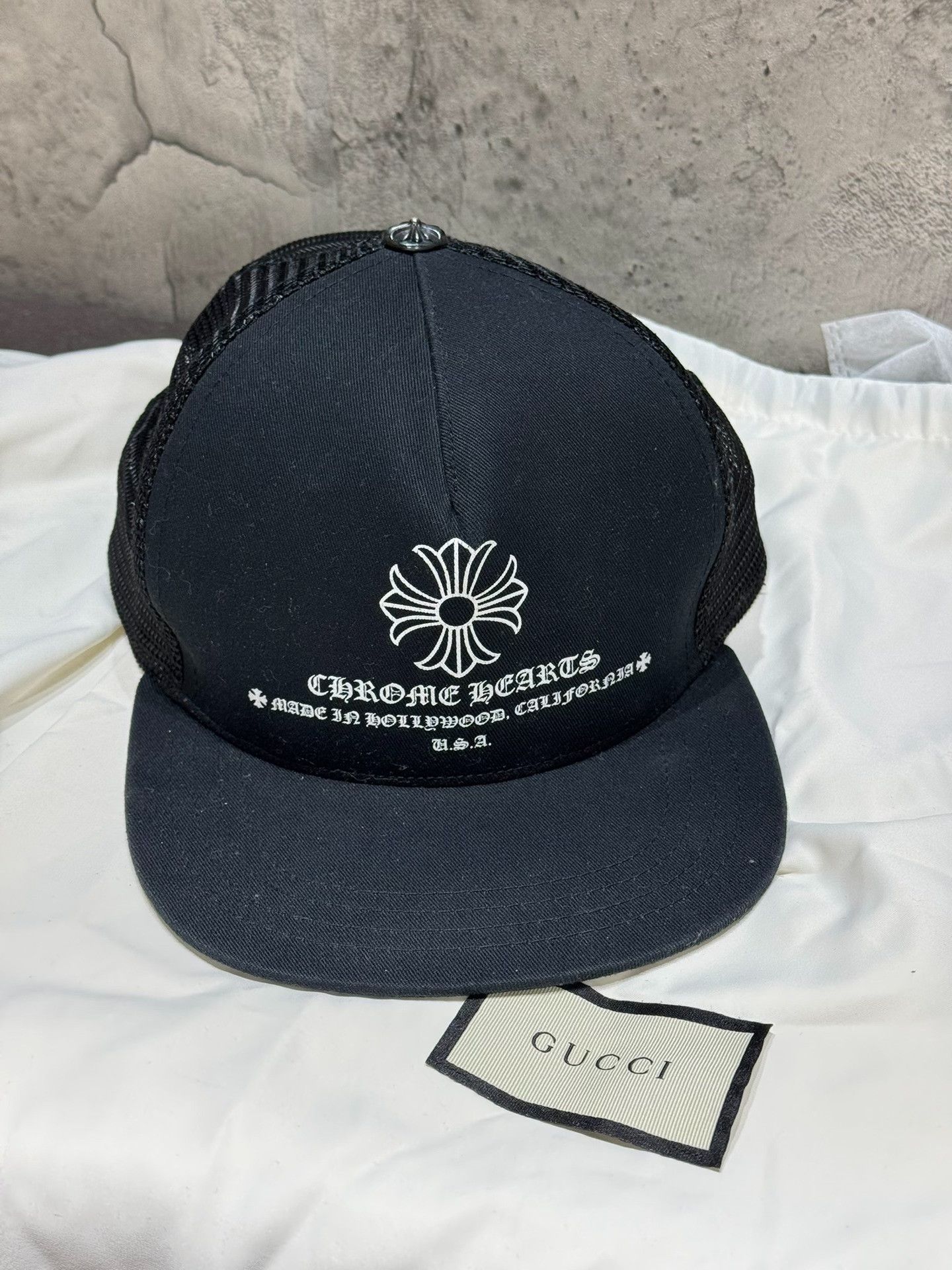 Chrome Hearts Chrome Hearts Embroidered Black Hat 42.5 Men Size ONE SIZE - 1 Thumbnail