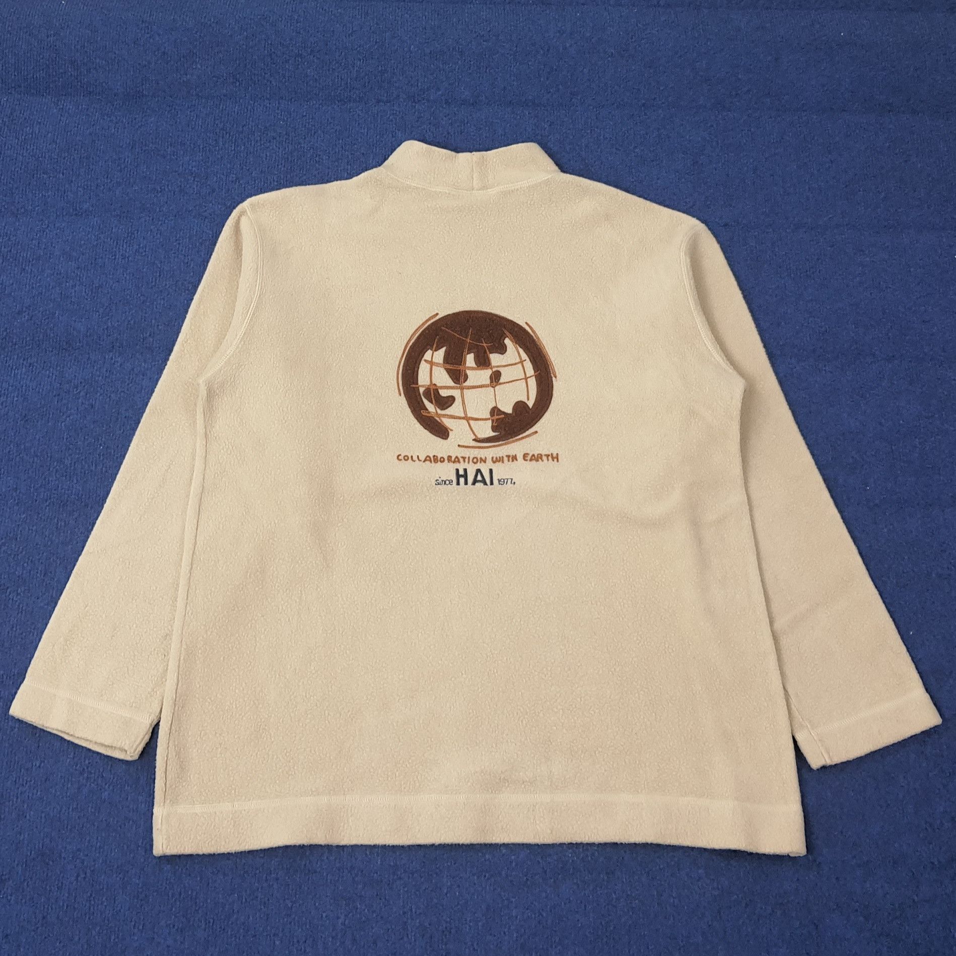 Hai Sporting Gear Hai Sporting Gear by Issey Miyake Fleece Sweatshirt C263N22 Size US M / EU 48-50 / 2 - 1 Thumbnail