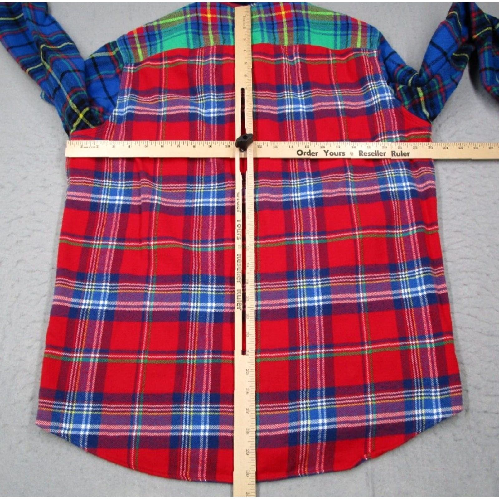 Polo Ralph Lauren Polo Ralph Lauren Men's Large Red Plaid Flannel Button-Up Shirt with Chin Strap and Pockets Size US L / EU 52-54 / 3 - 6 Thumbnail