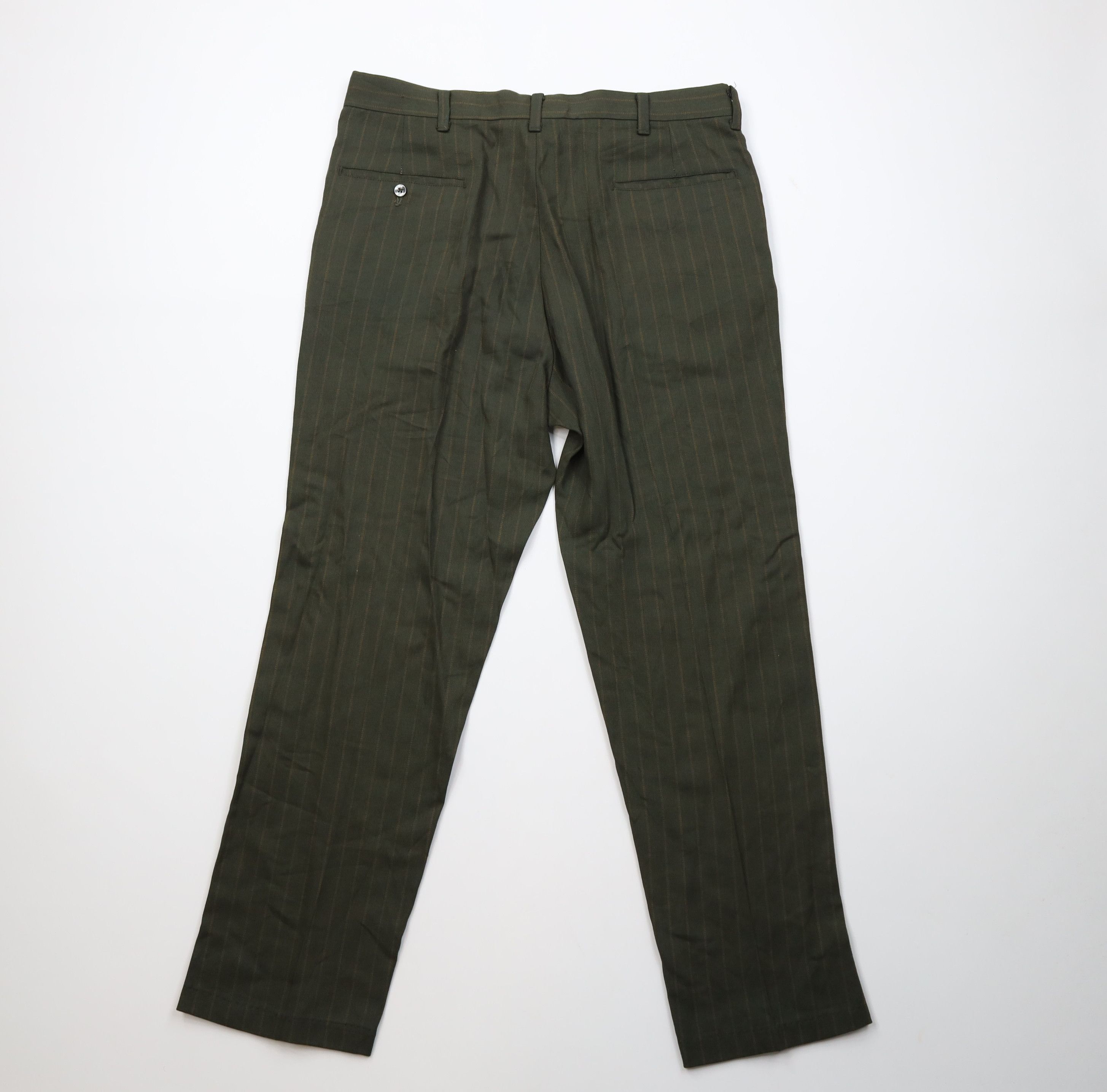 Vintage Vintage 50s Streetwear Blend Knit Striped Chino Pants USA Size US 36 / EU 52 - 11 Thumbnail