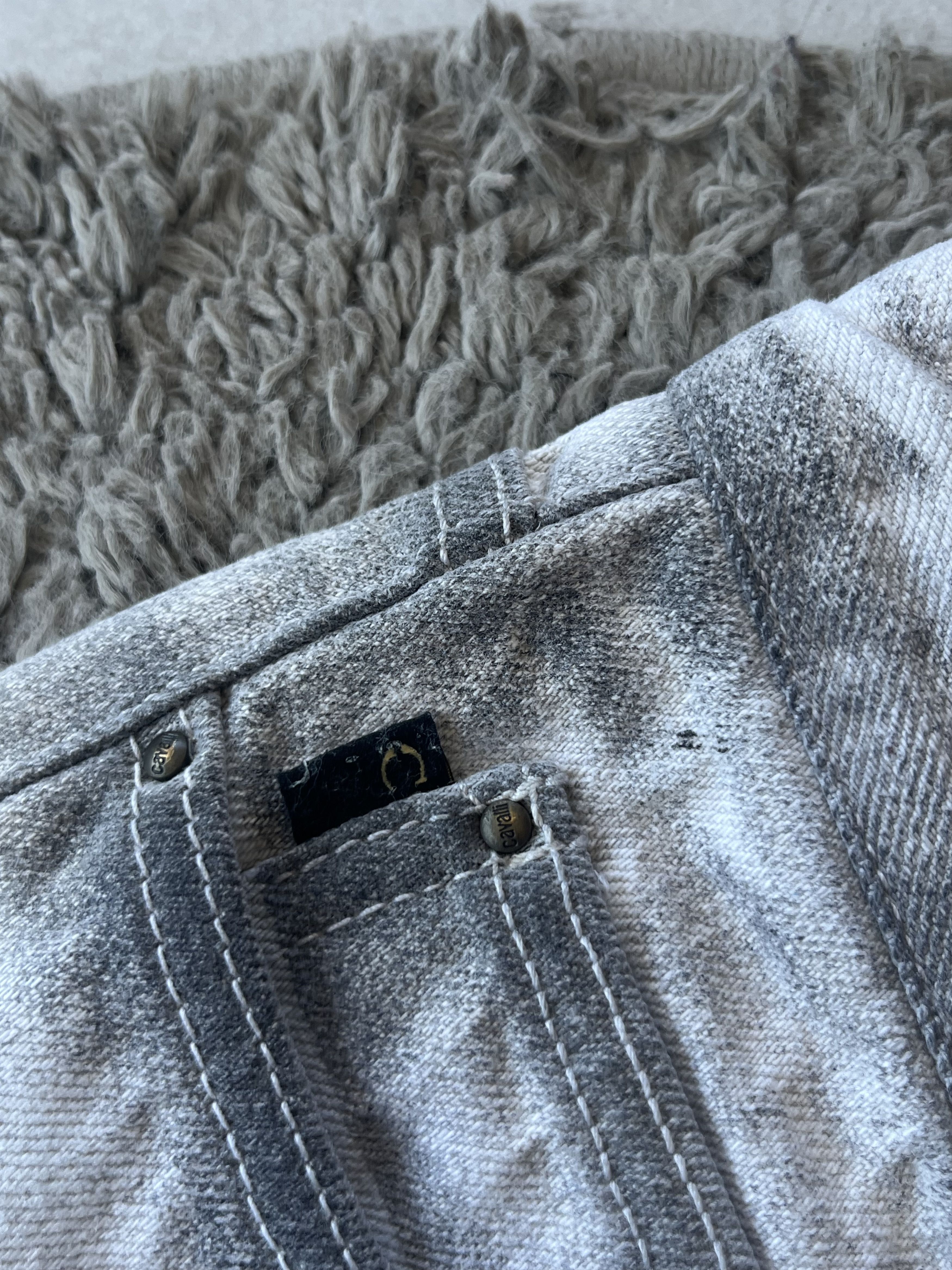 Just Cavalli JUST CAVALLI Men’s Regular Straight Jeans White/Gray Color Size US 30 / EU 46 - 8 Thumbnail