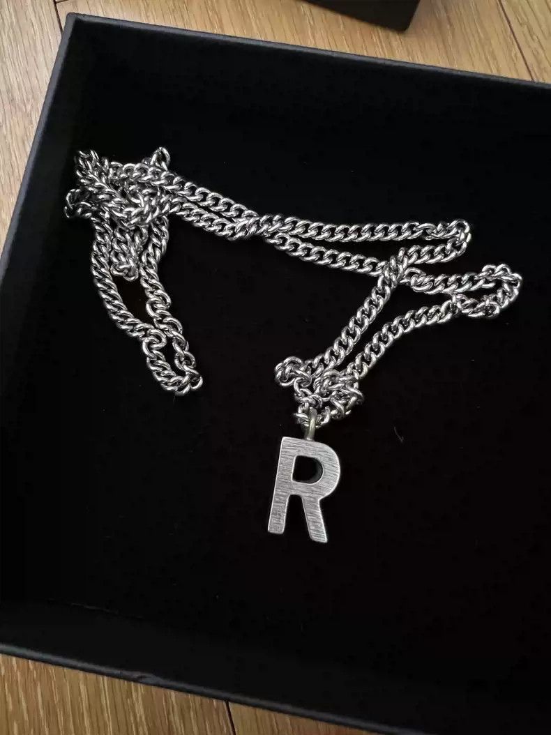 Raf Simons Raf Simons Raf Simons Letter necklace-2507 Size ONE SIZE - 2 Thumbnail