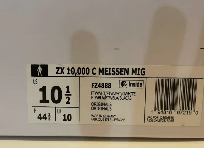 ZX 10000C Meissen Floral Porcelain Sneakers