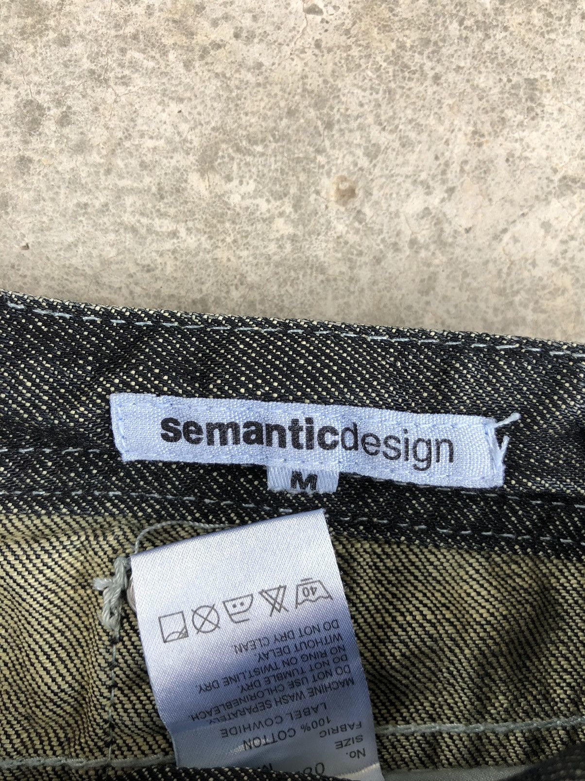semanticdesign Japanese Semantic Design Flared Jeans Distressed Jeans Size US 31 - 14 Thumbnail