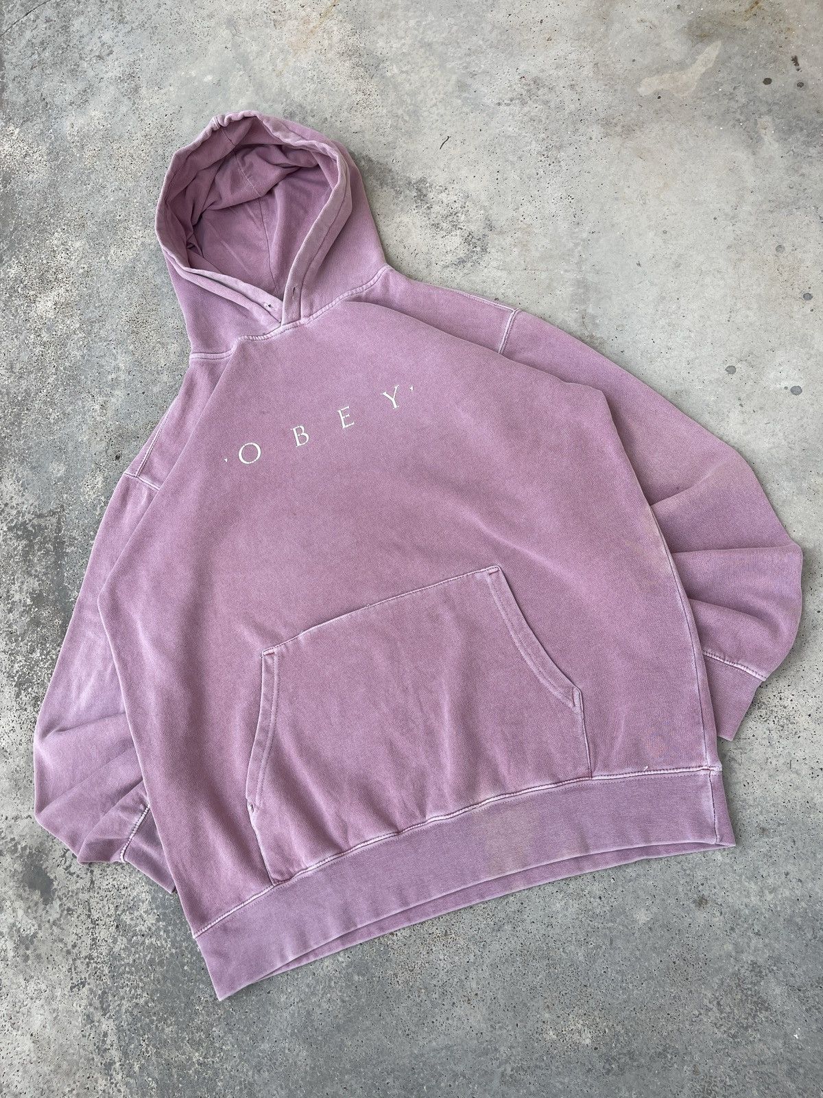 Obey × Vintage Vintage Obey Pullover Hoodie Size US XL / EU 56 / 4 - 5 Thumbnail