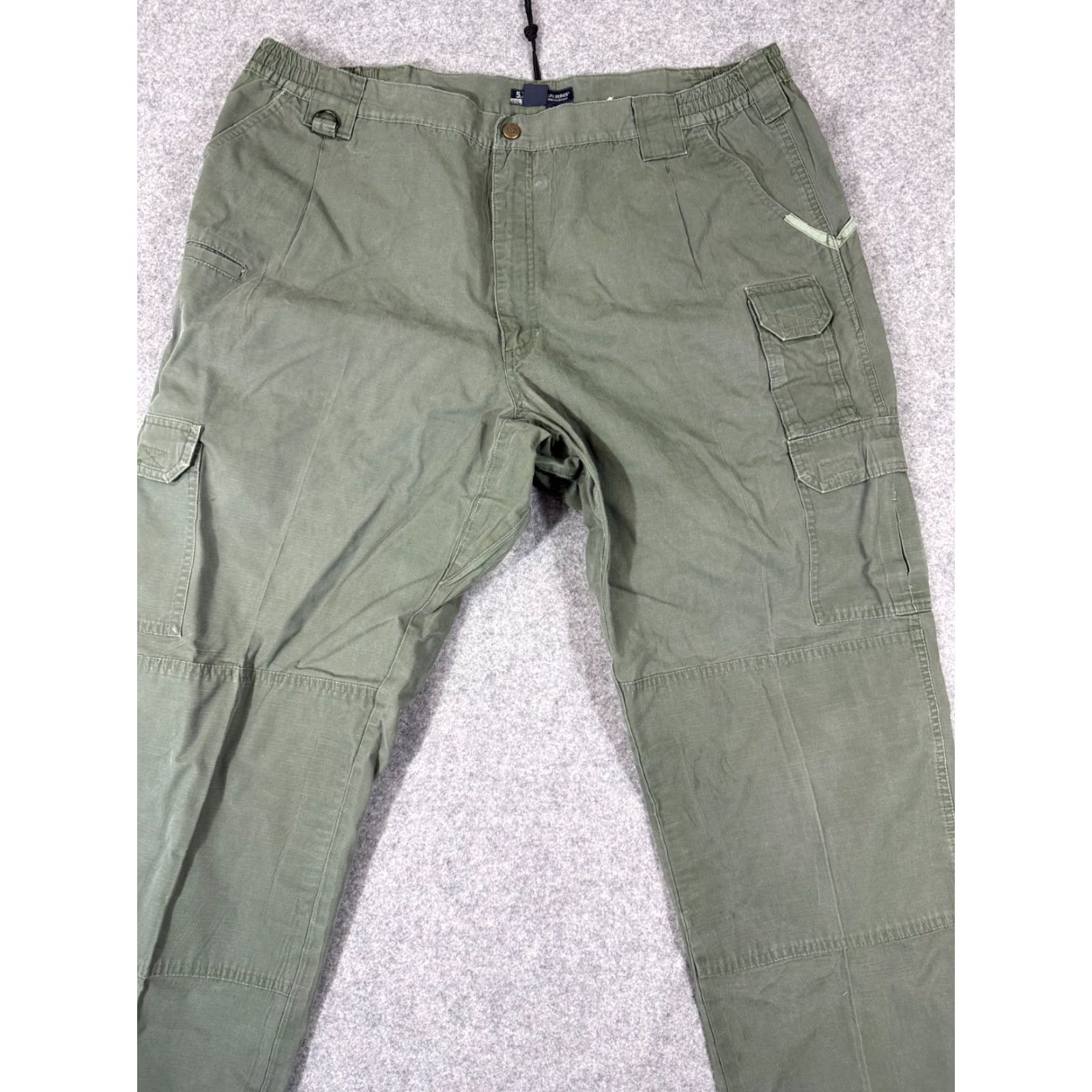 Vintage 5.11 Tactical Series Cargo Pants Mens 44/36 Olive Green Utility Pocket Workwear Size US 44 / EU 60 - 3 Thumbnail