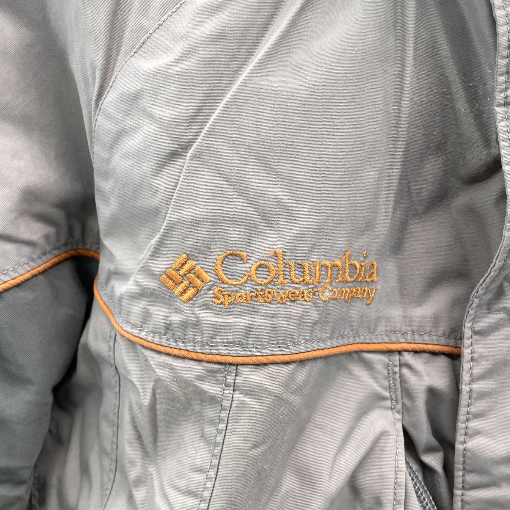 Etro VTG Columbia Jacket Small Gray Retro Gorpcore 90's Ski Sportswear Snow Outdoors - Columbia Sportswear Company - Men - Jacket - Gray - Small Size US S / EU 44-46 / 1 - 2 Thumbnail