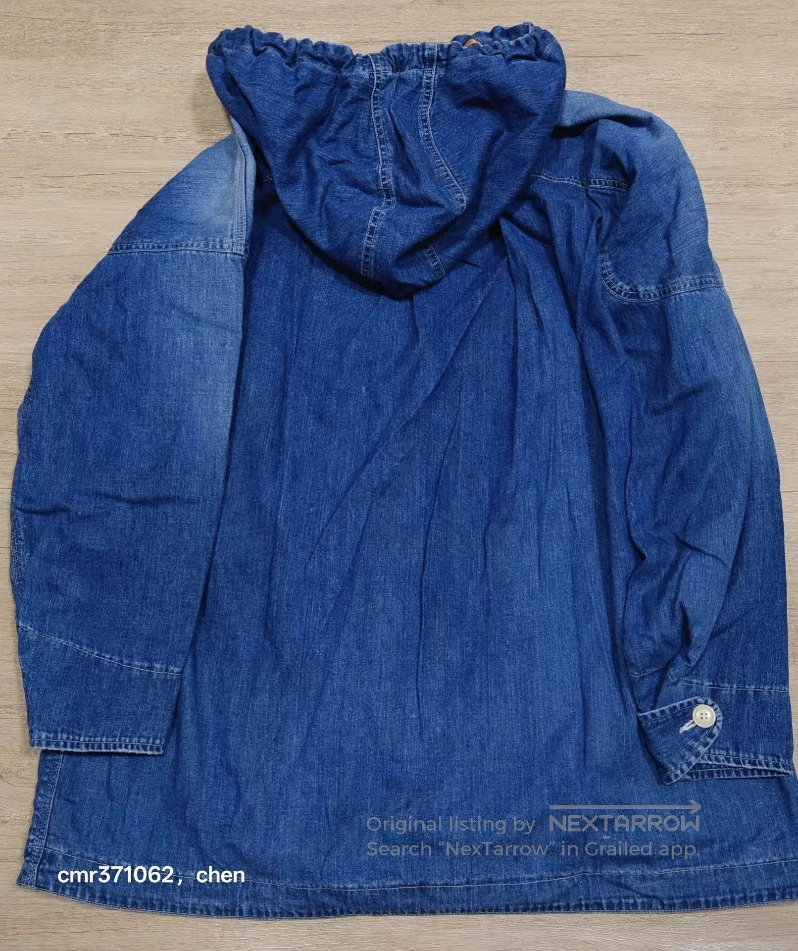 Visvim Blue Denim Hooded Jacket Size S. Size US S / EU 44-46 / 1 - 6 Thumbnail