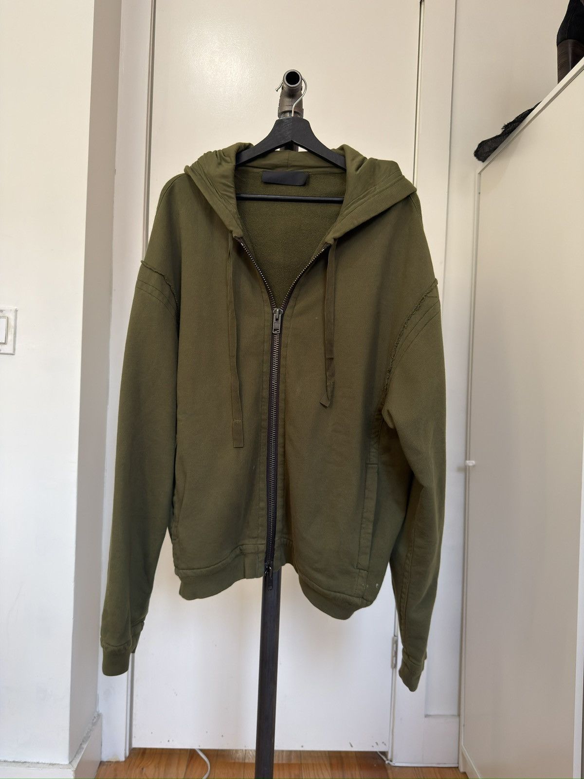 Haider Ackermann SS18 Distressed-Seam Hoodie Size US S / EU 44-46 / 1 - 1 Thumbnail