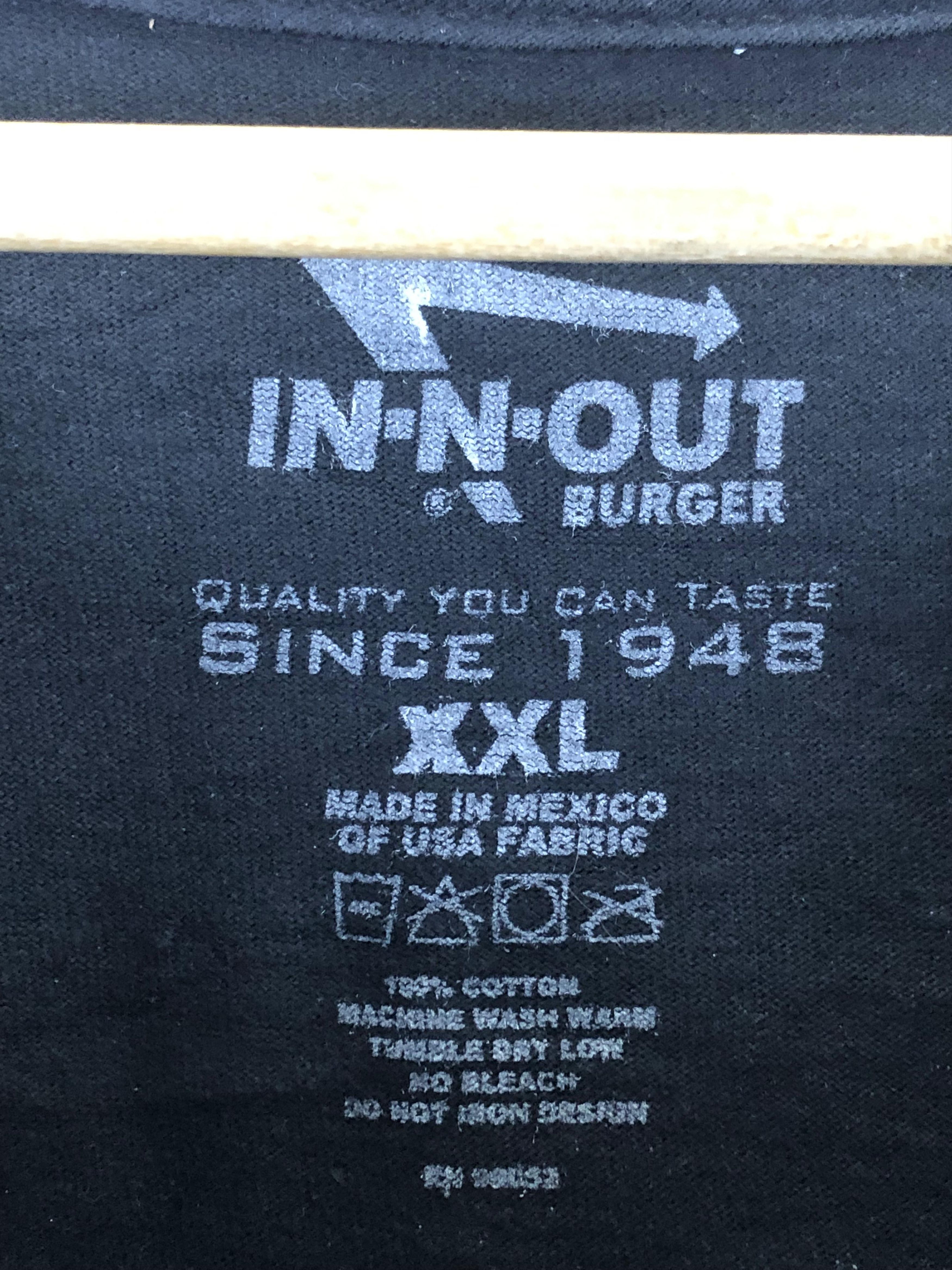 Vintage Vintage In N Out Burger Crewneck Short Sleeve Shirt TA0355 Size US XXL / EU 58 / 5 - 5 Thumbnail