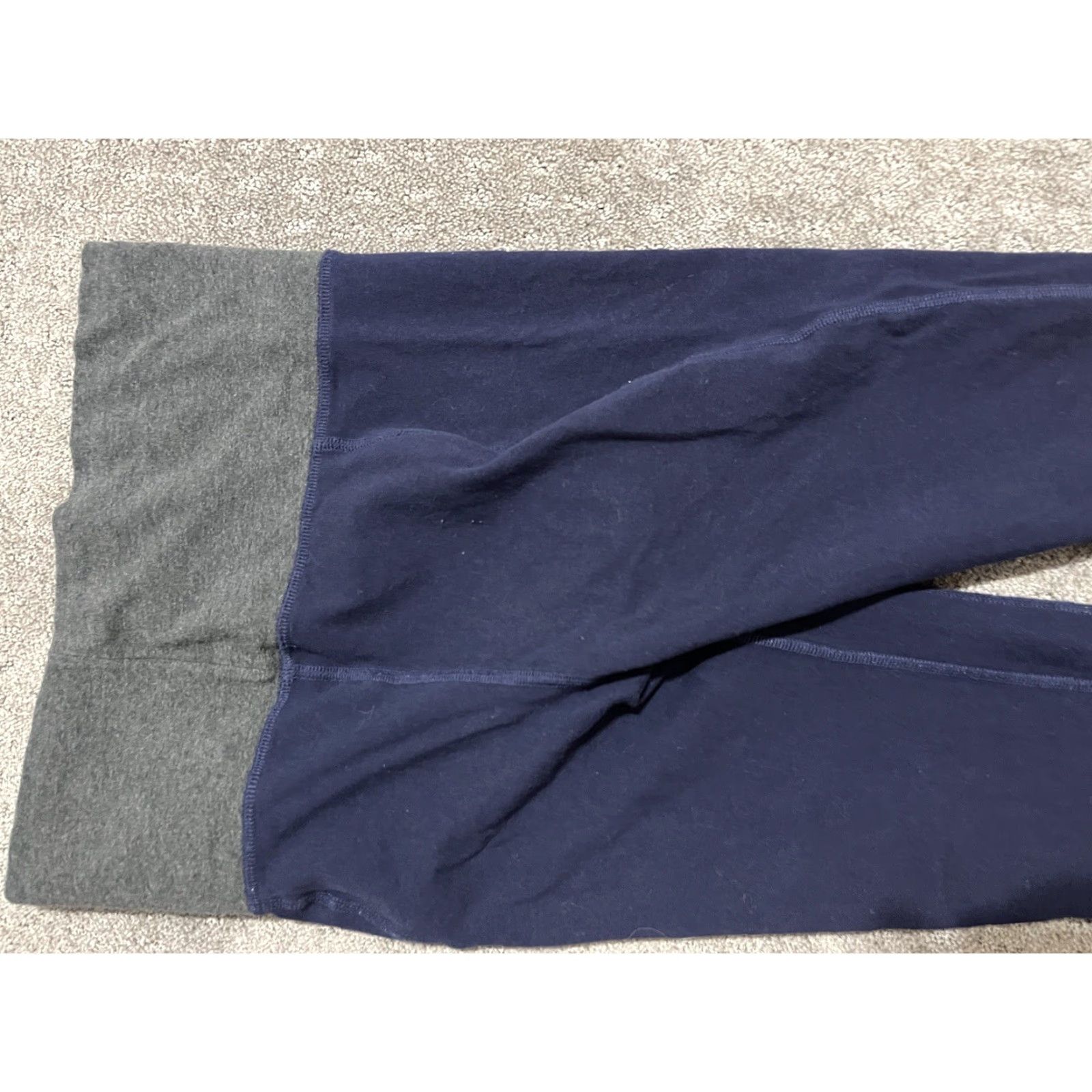 Gap VINTAGE GapFit Navy Blue Solid Capri Leggings Pants Women's Size Small Size 28" / US 6 / IT 42 - 4 Thumbnail