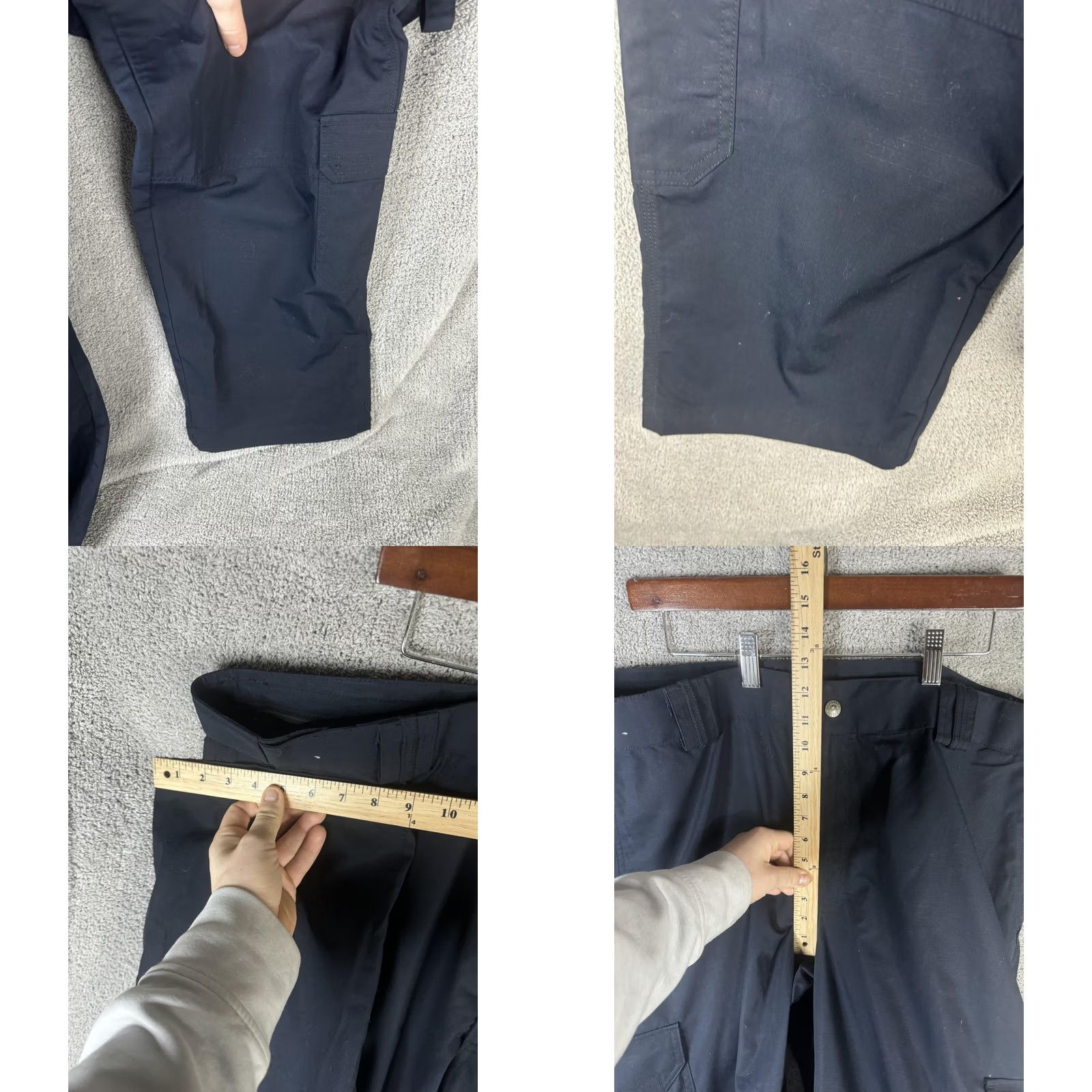 Vintage 5.11 Tactical Pants Mens 44x32 Navy Blue Cargo Ripstop Workwear Outdoor Utility Pants Mens 44 Blue Size US 44 / EU 60 - 8 Thumbnail