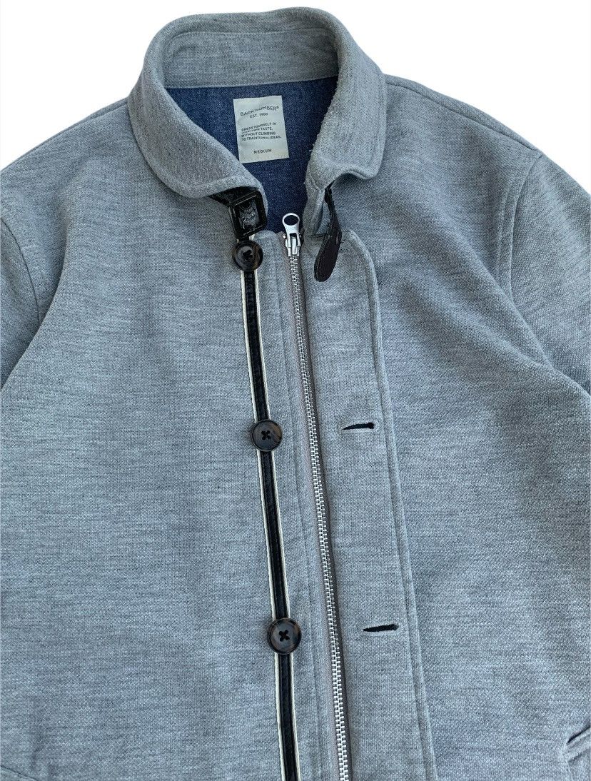 Japanese Brand Y2K Japan Back Number Shawl Collar Zipper Jacket Size US M / EU 48-50 / 2 - 9 Thumbnail