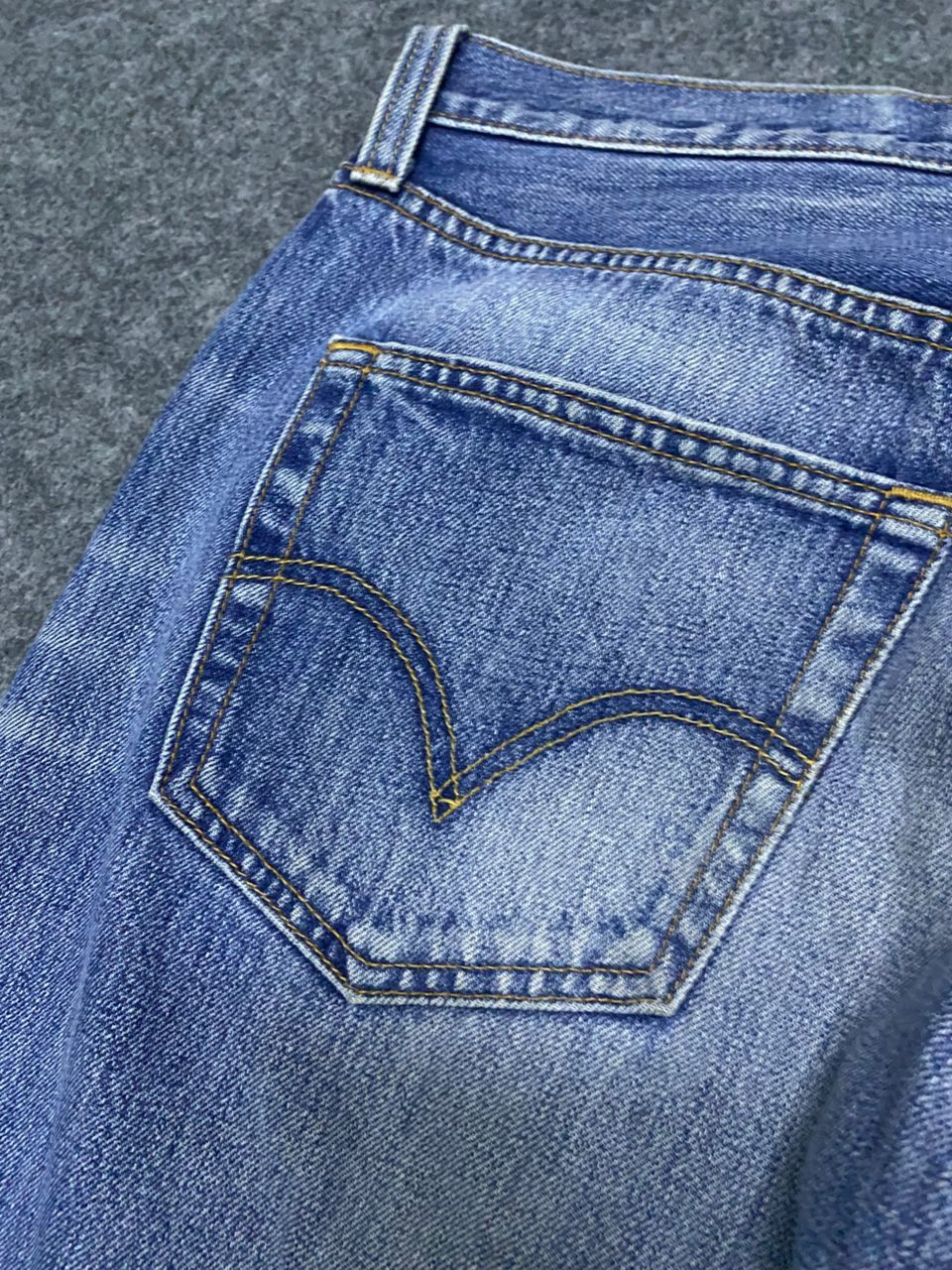 Levi's 💥Best Offer💥Vintage Levis 501 Wokers Distressed Denim Size US 36 / EU 52 - 10 Thumbnail