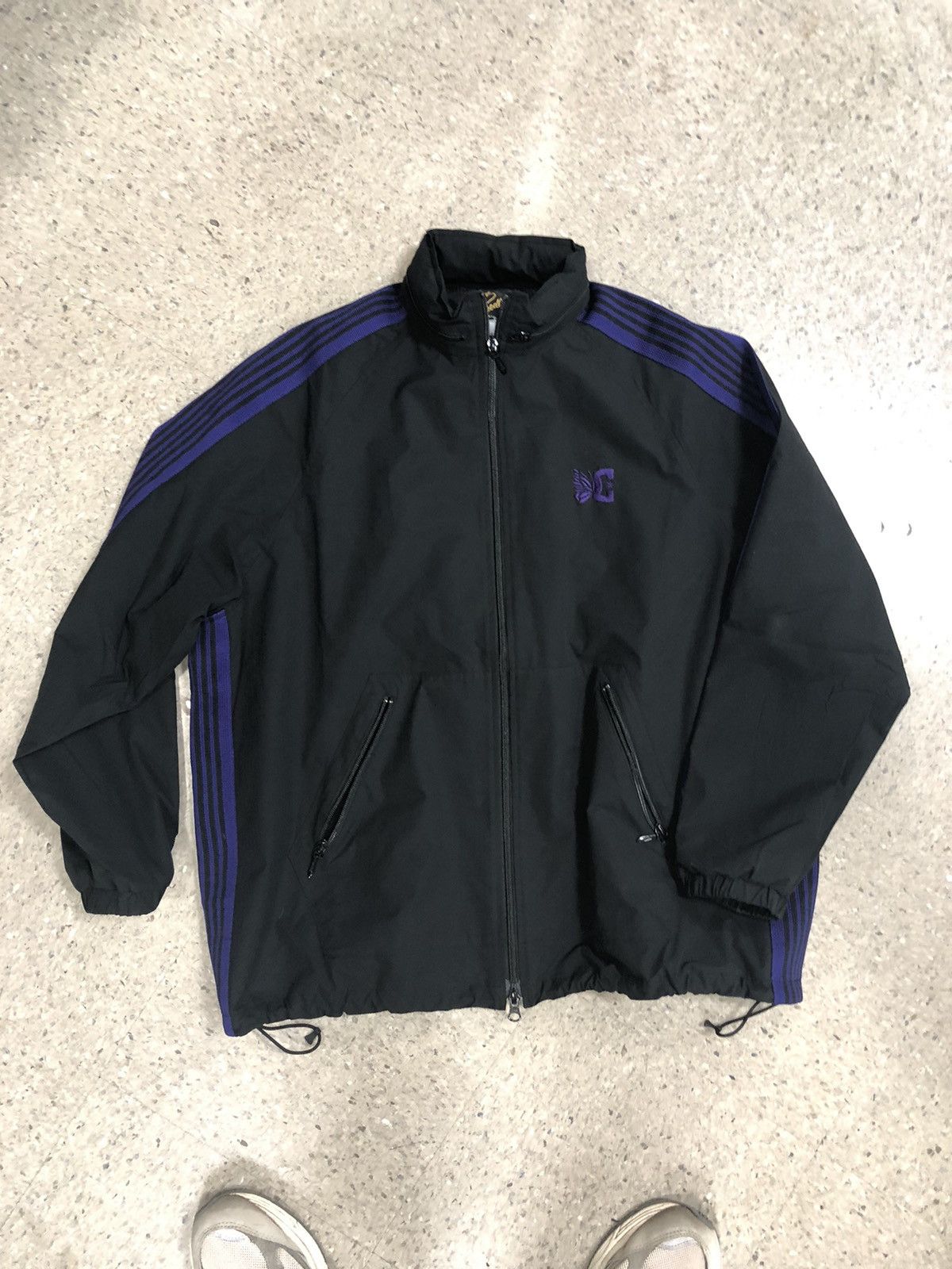 Needles × Nepenthes Needles DC shoes black purple track jacket zip up Size US S / EU 44-46 / 1 - 3 Thumbnail