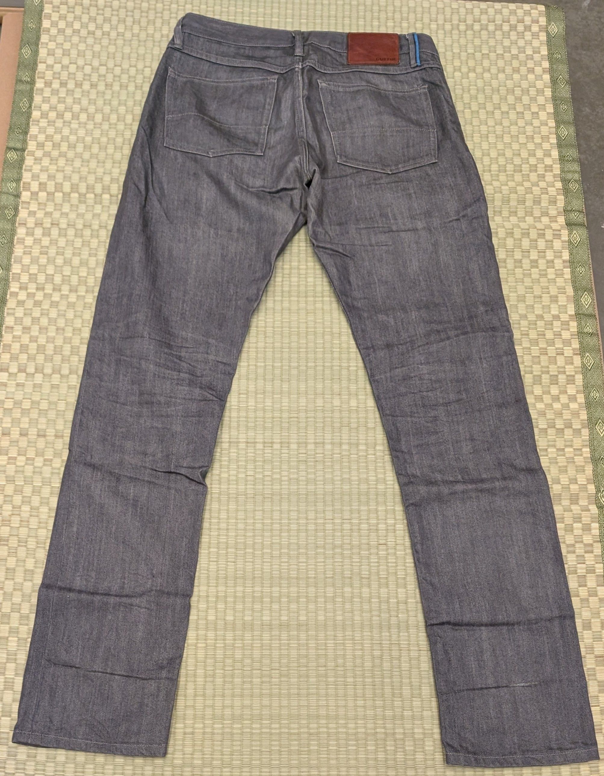 Gustin RARE Gustin #72 The Grey Silk Selvedge Slim Denim Jeans Size US 32 / EU 48 - 2 Thumbnail