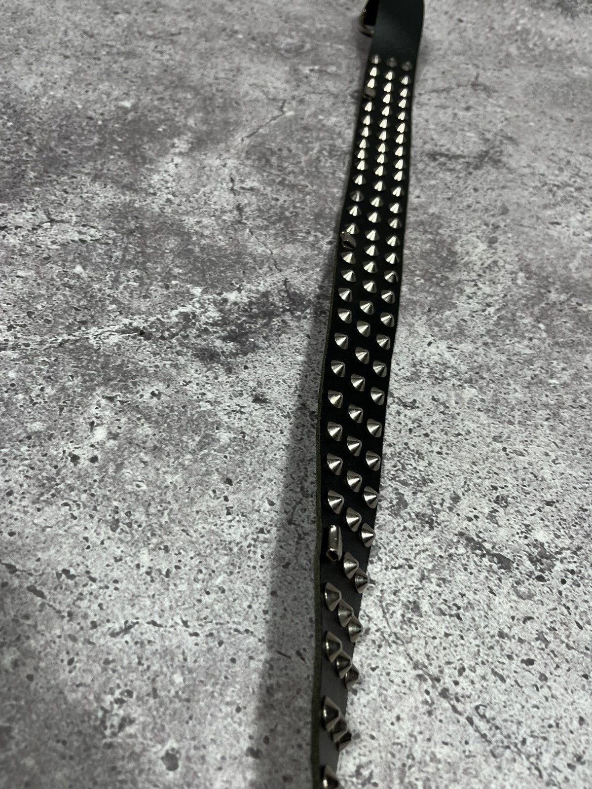 Japanese Brand Vintage Y2k Leather Punk metallic rock belt Size ONE SIZE - 5 Thumbnail