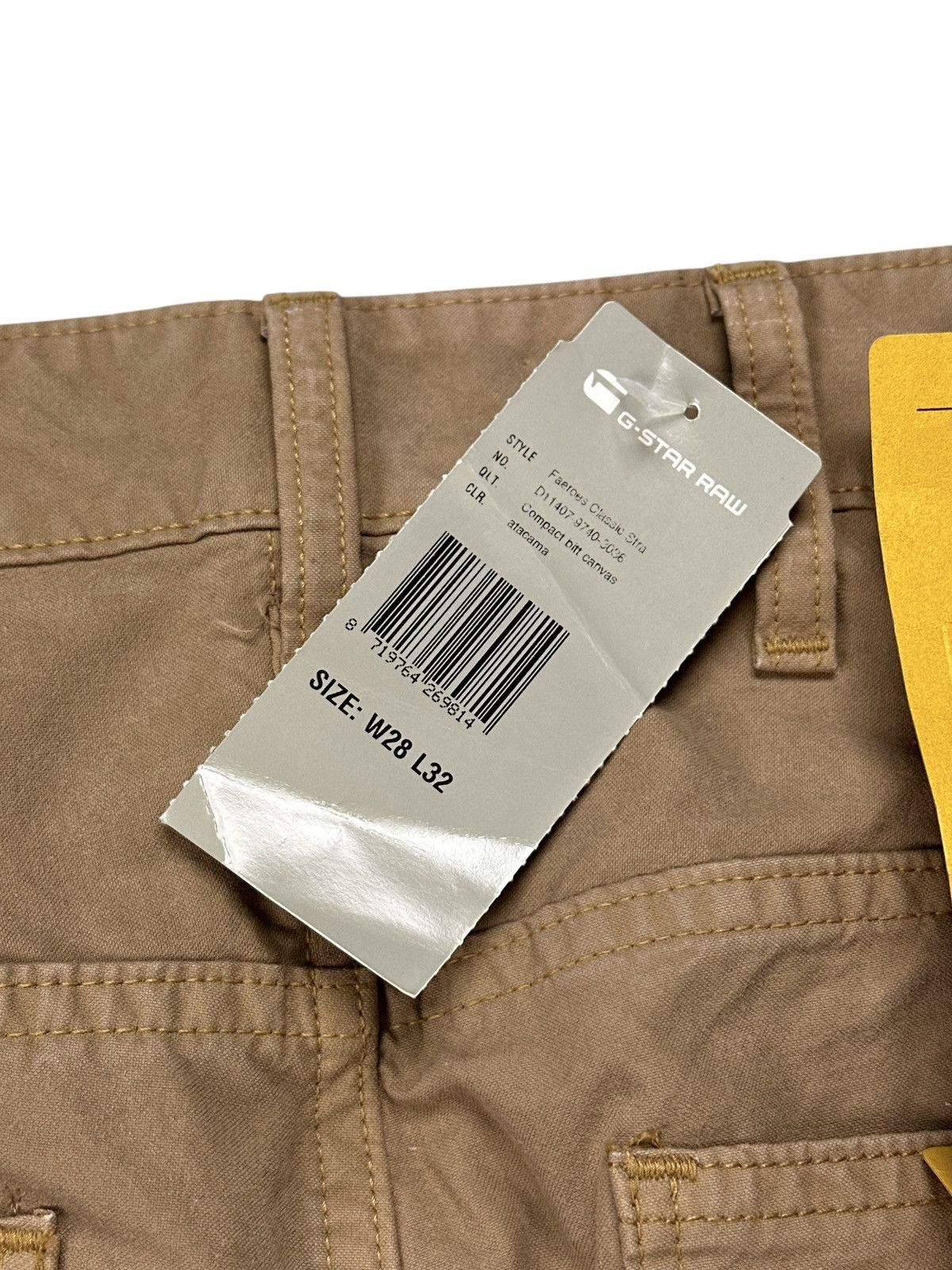 G-Star NWT🏷️ G-Star Faeroes Classic Straight Tapered PM Pants Canvas Size US 28 / EU 44 - 18 Thumbnail