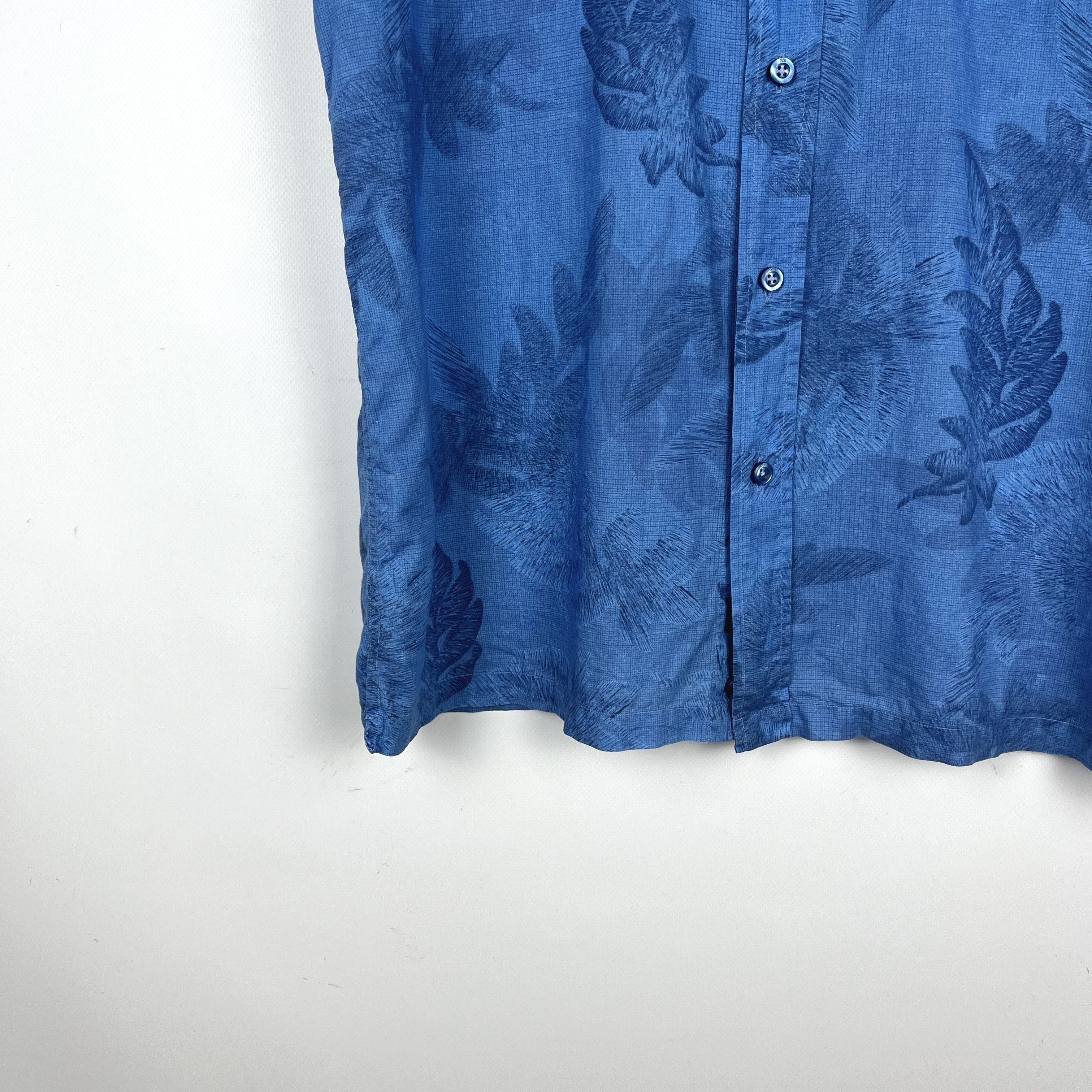 Ermenegildo Zegna Designer Ermenegildo Zegna Button Up Floral Pattern Shirt Size US M / EU 48-50 / 2 - 4 Thumbnail