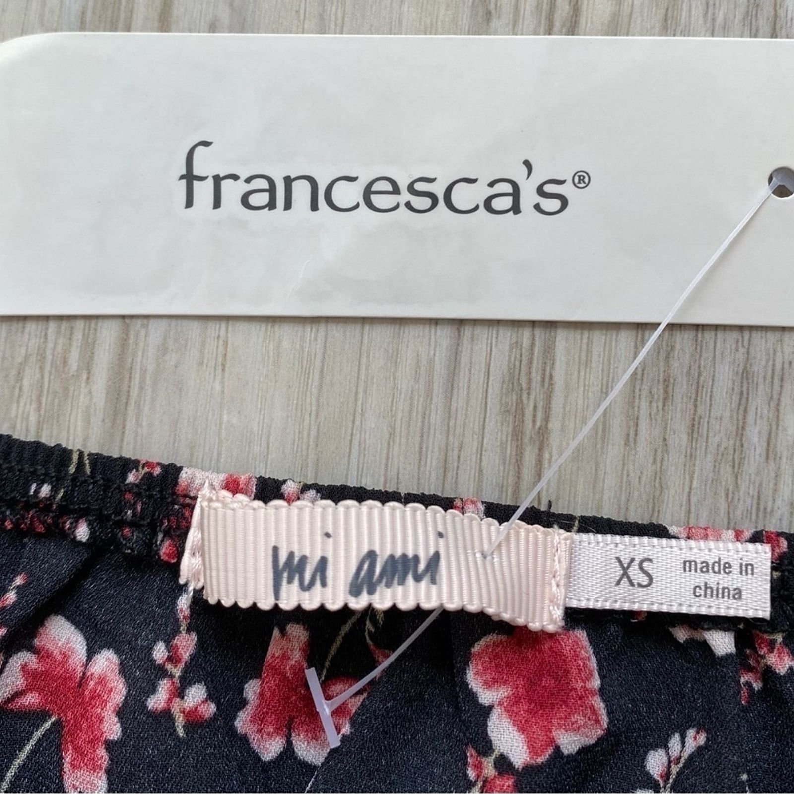 Other Francesca’s Mi Ami | Floral Long Sleeve Blouse | NWT | XS Size XS / US 0-2 / IT 36-38 - 3 Thumbnail