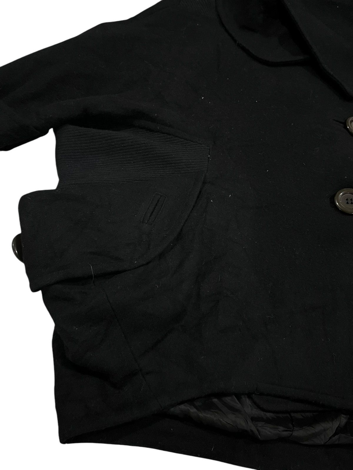 Issey Miyake ISSEY MIYAKE MERCIBEAUCOUP BATWING MUSHROOM NECK WOOL JACKET Size US L / EU 52-54 / 3 - 3 Thumbnail