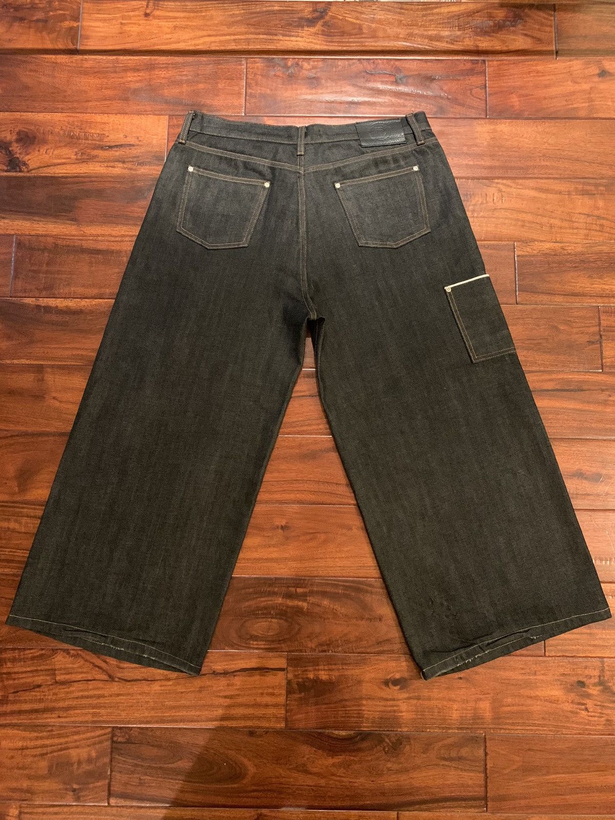 Other Discont’d 12 oz. Raw Japanese Baggy Denim Size 34 Size US 34 / EU 50 - 4 Thumbnail