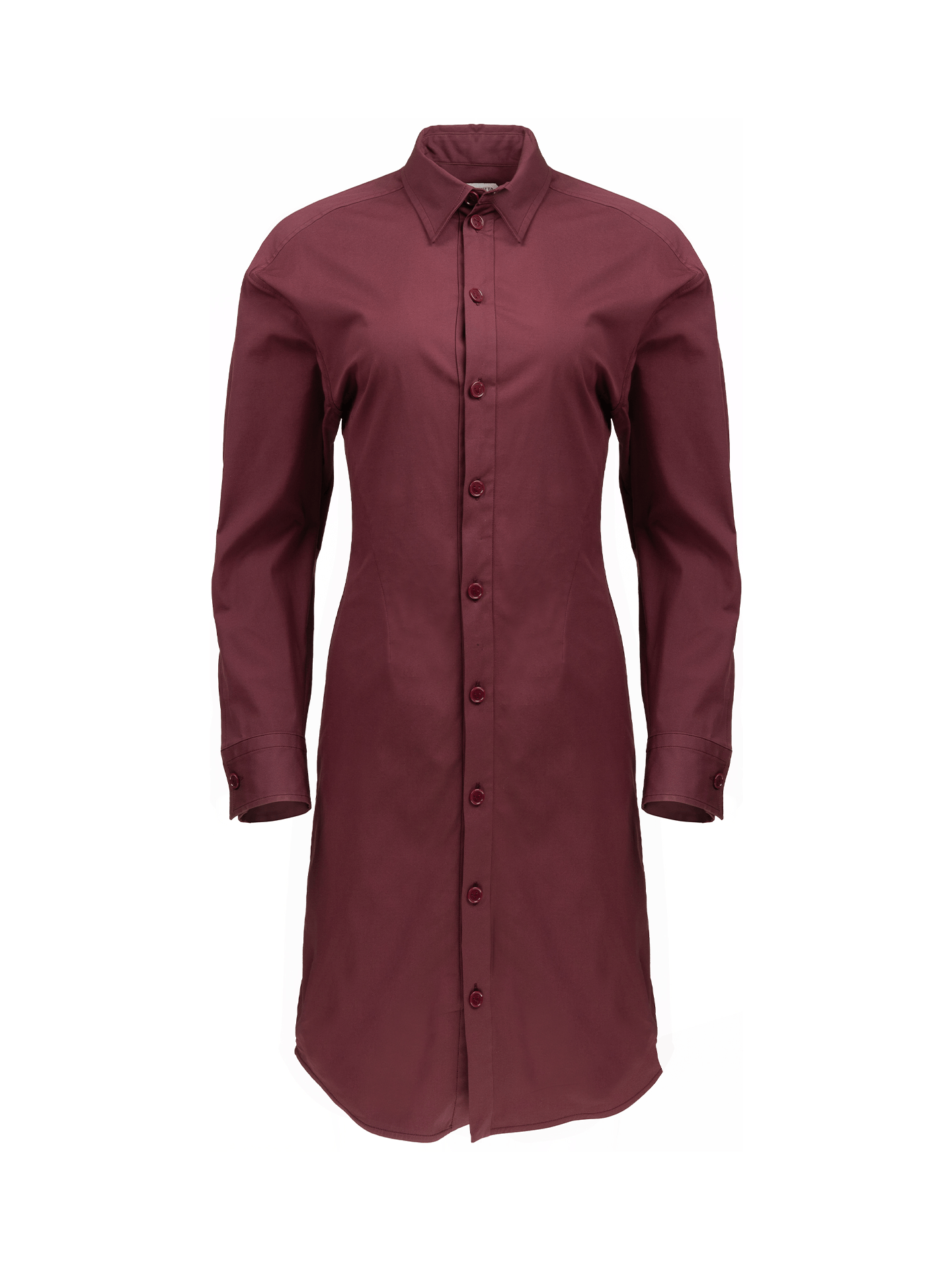 Bottega Veneta Bottega Veneta button-up midi wine dress Size XS / US 0-2 / IT 36-38 - 1 Thumbnail