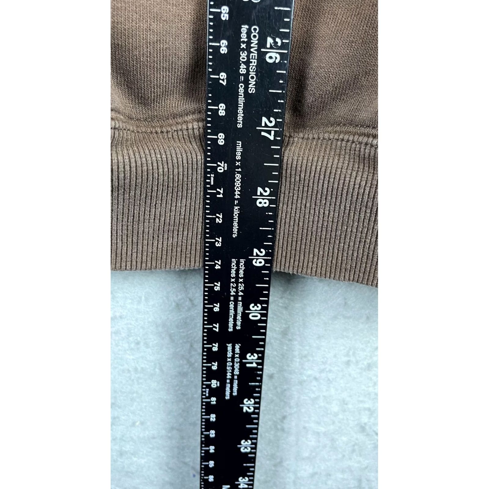 Carhartt Carhartt Hoodie Mens 2XL Brown Pullover Fleece Kangaroo Logo Sweatshirt Size US XXL / EU 58 / 5 - 5 Thumbnail