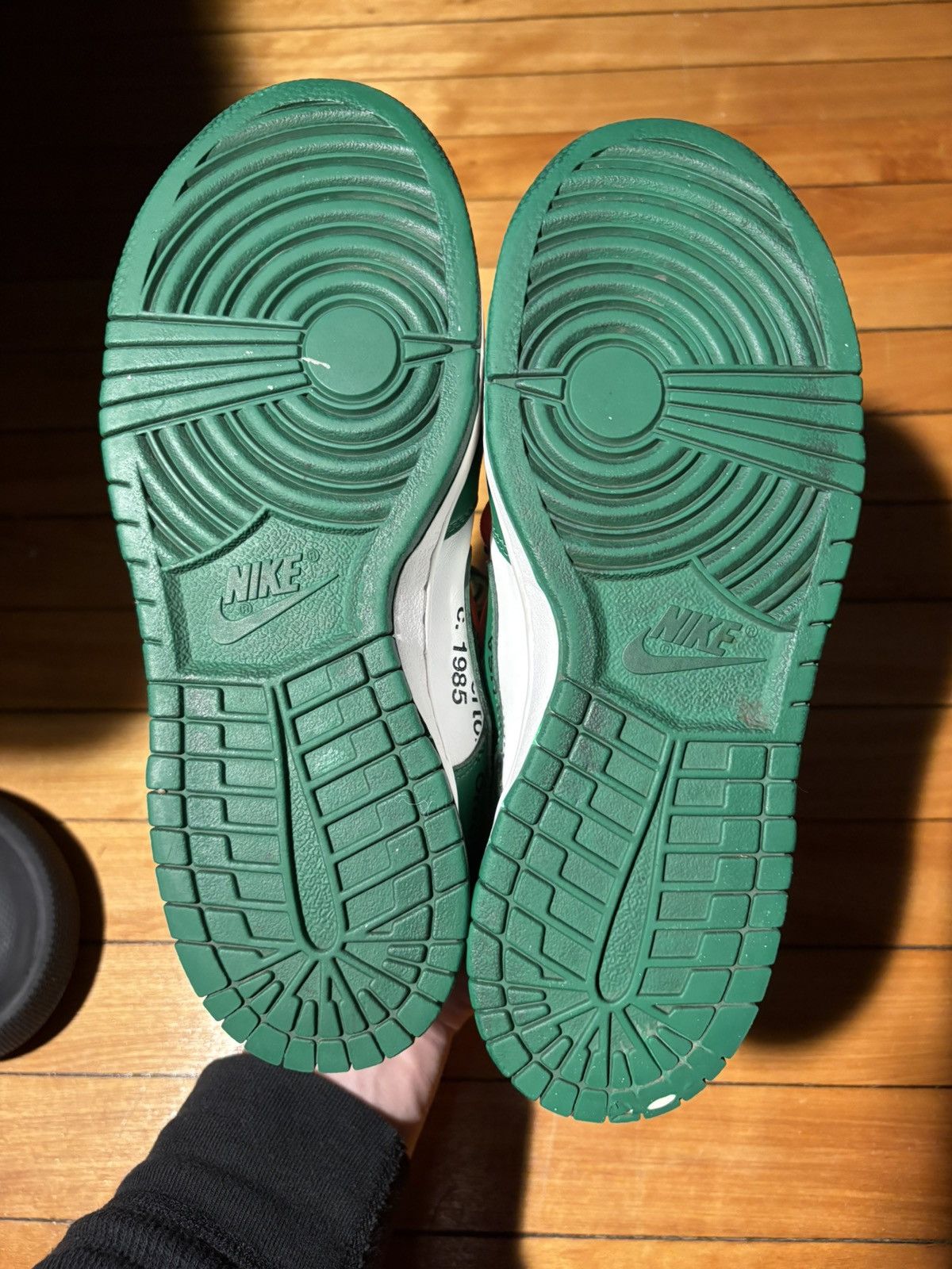 Nike × Off-White Off White Dunk Low “Pine Green” Size US 7 / EU 40 - 11 Thumbnail