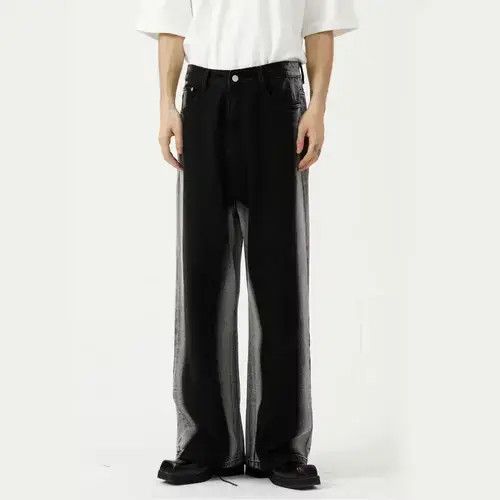 Other Hip Hop Wide Leg Jeans Trousers Size US 31 - 1 Thumbnail
