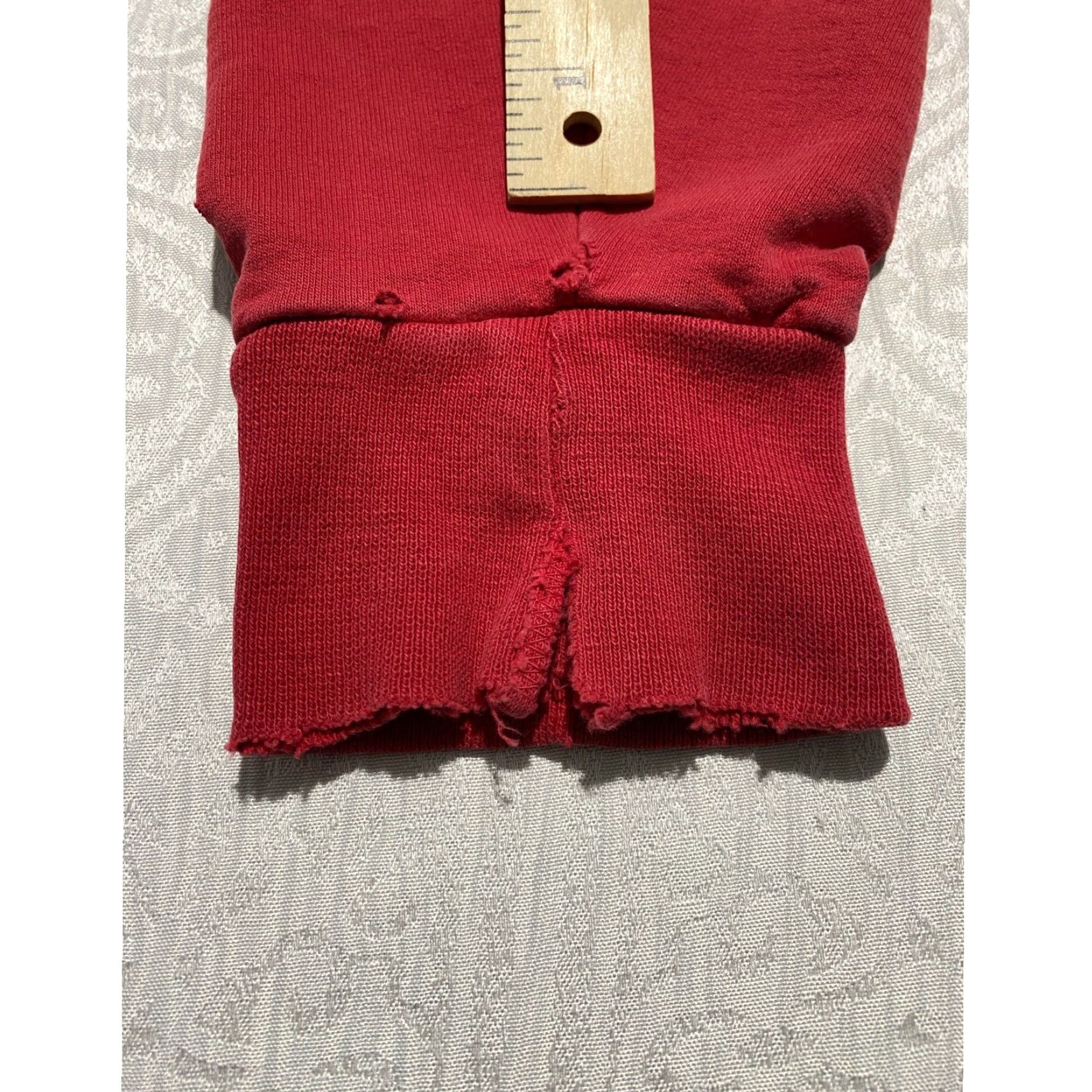 Vintage VINTAGE Gribble Sweatshirt Crewneck Unisex Adults Large Red University Graphic Print Knit Cotton Logo Solid Combo 90s College Apparel Team Wear Size US L / EU 52-54 / 3 - 2 Thumbnail