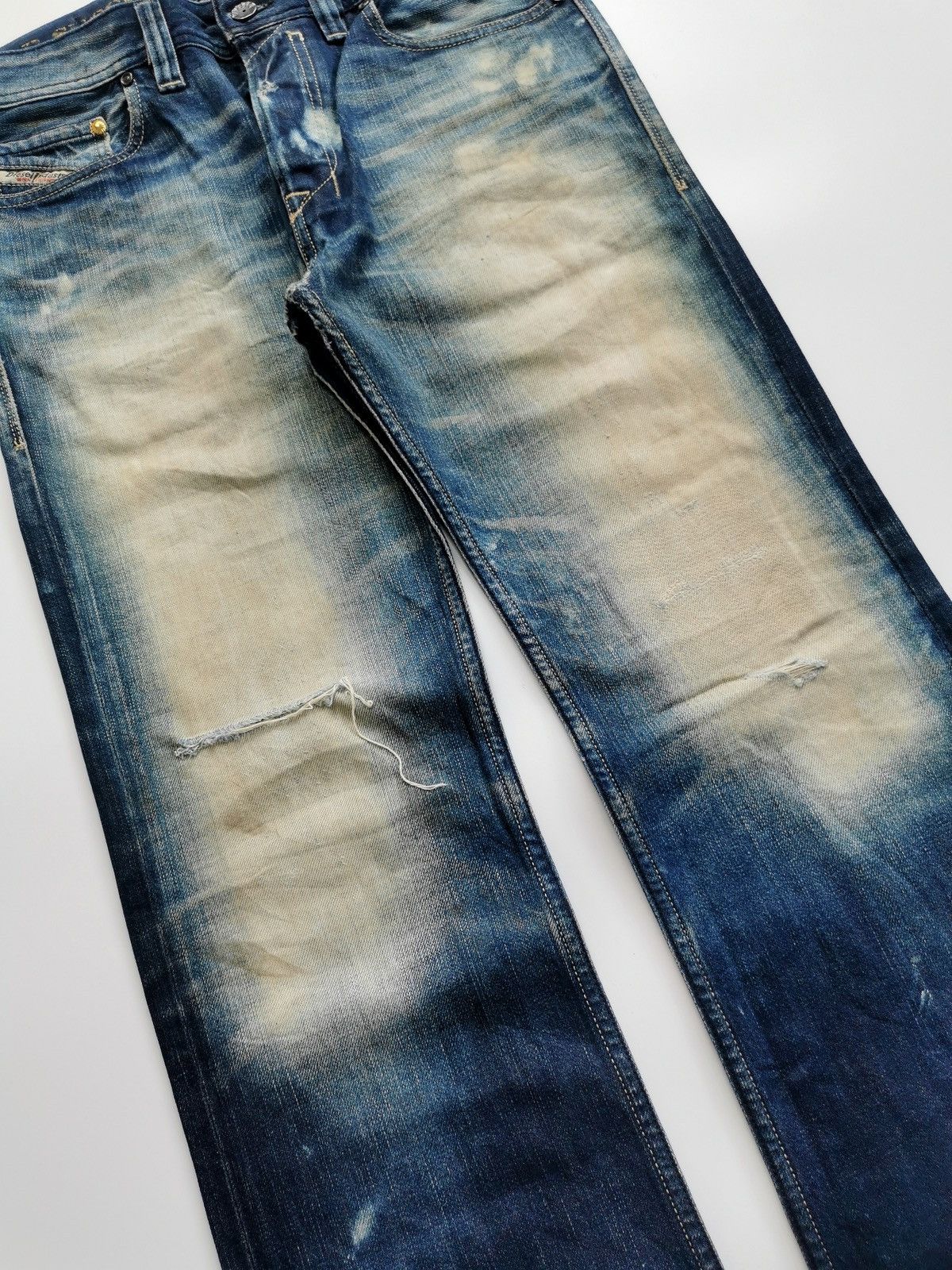 Diesel Black Gold Diesel Mudwash Safado Denim Jeans Size US 30 / EU 46 - 4 Thumbnail
