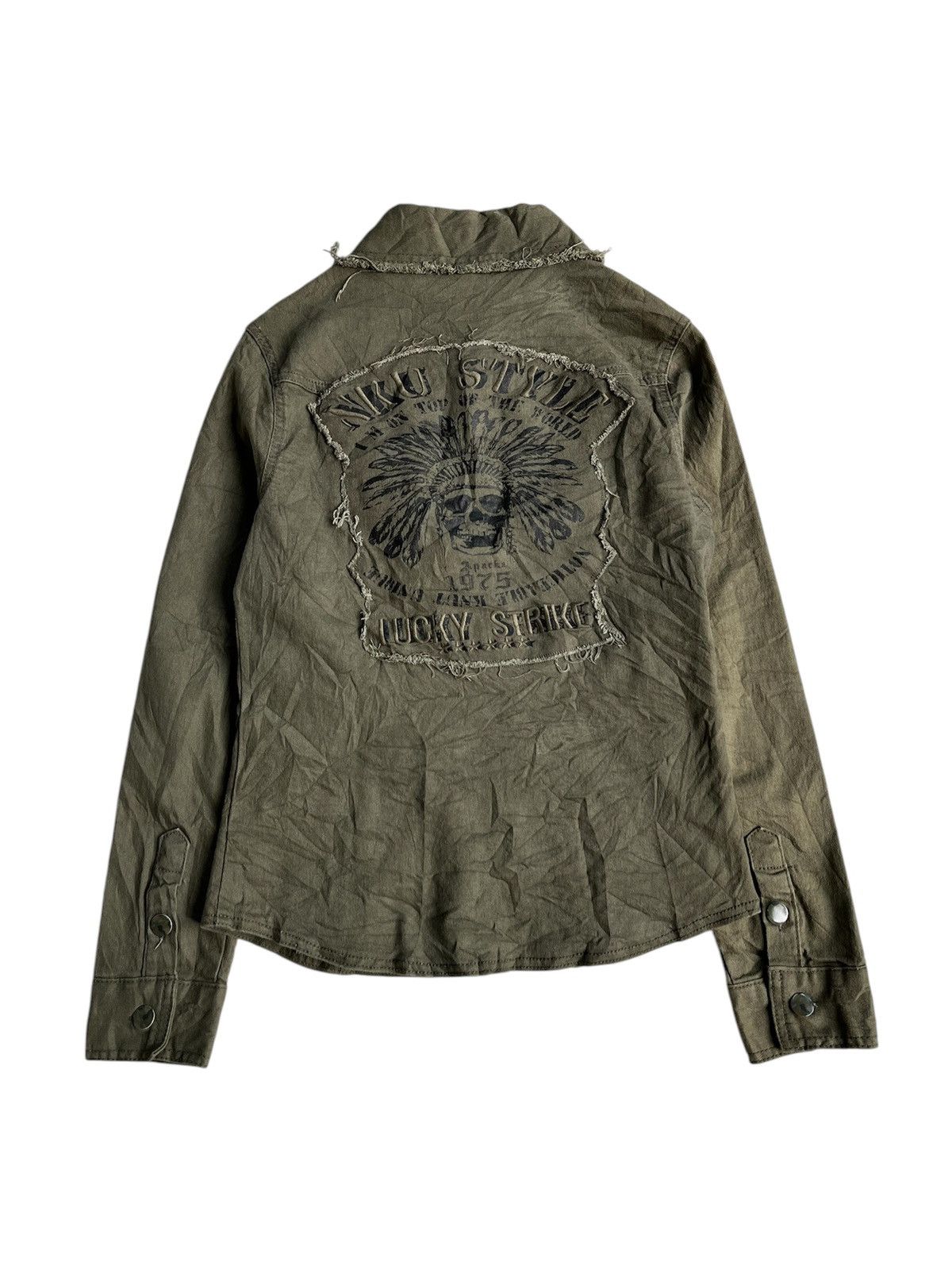 If Six Was Nine × Japanese Brand × Le Grande Bleu (L.G.B.) Japanese Glamorous Gothic skulls suede Size US S / EU 44-46 / 1 - 5 Thumbnail