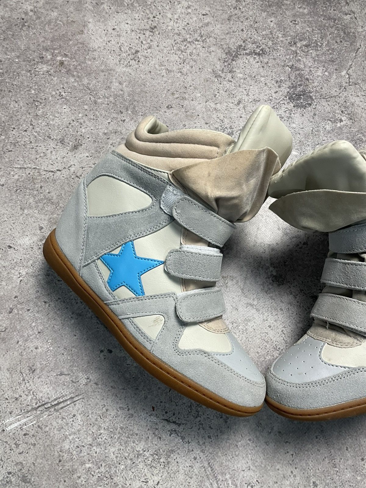 Other Unbranded Isabel Marant Style Beckett High Top Sneakers Size US 10 / IT 40 - 3 Thumbnail