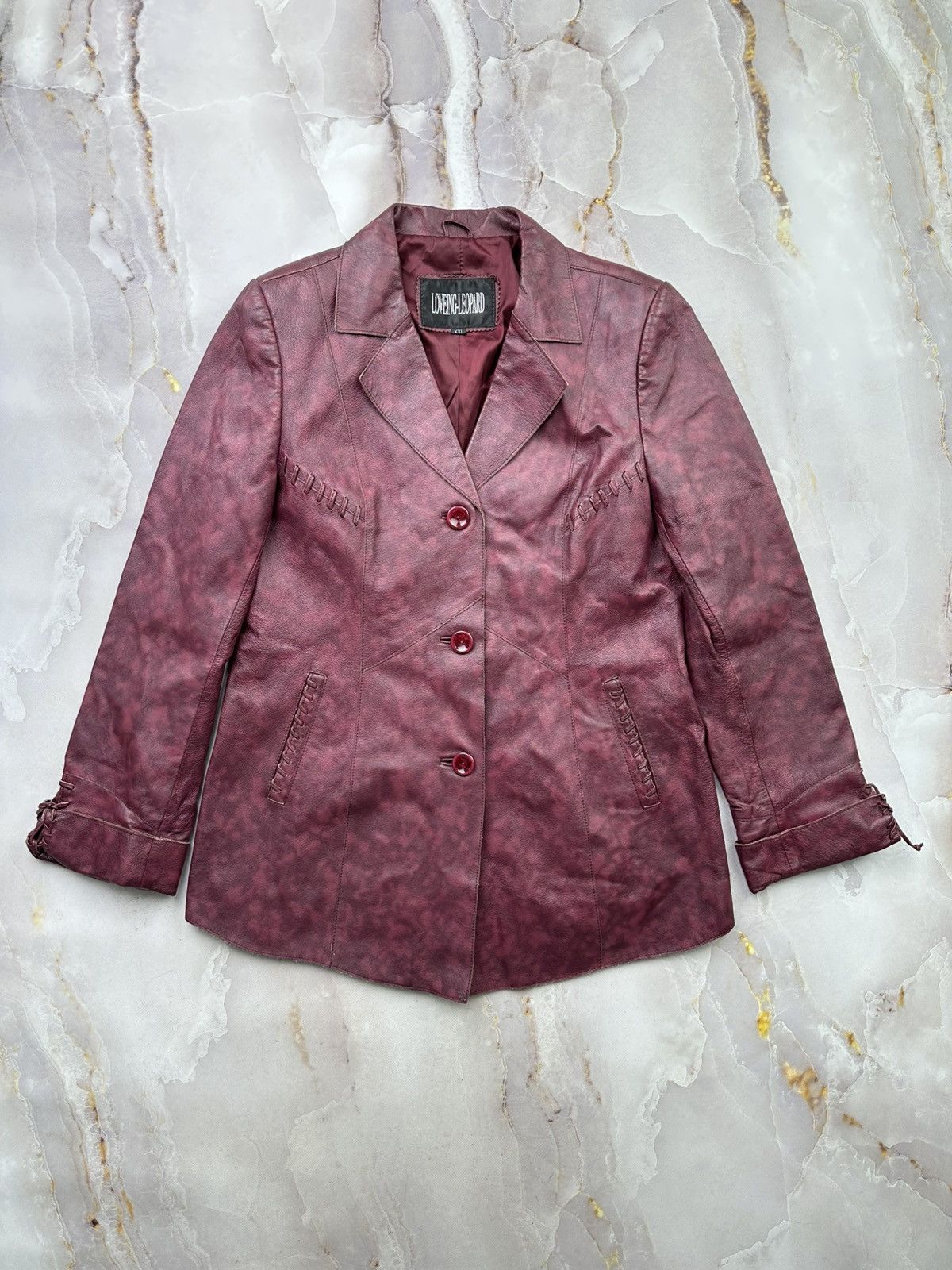 Japanese Brand Vintage Leather Jacket Size L / US 10 / IT 46 - 1 Thumbnail