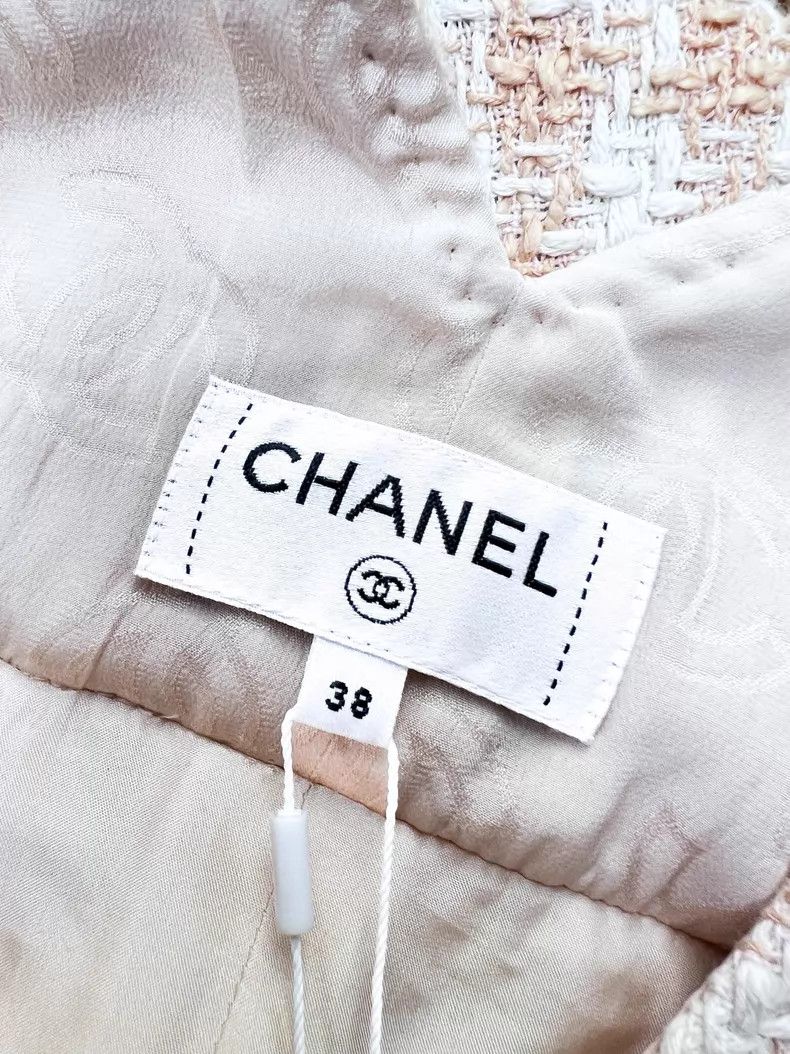 Chanel Chanel Qianniao check long sleeveless jumpsuit skirt pants Size 25" / US 0 / IT 36 - 5 Thumbnail