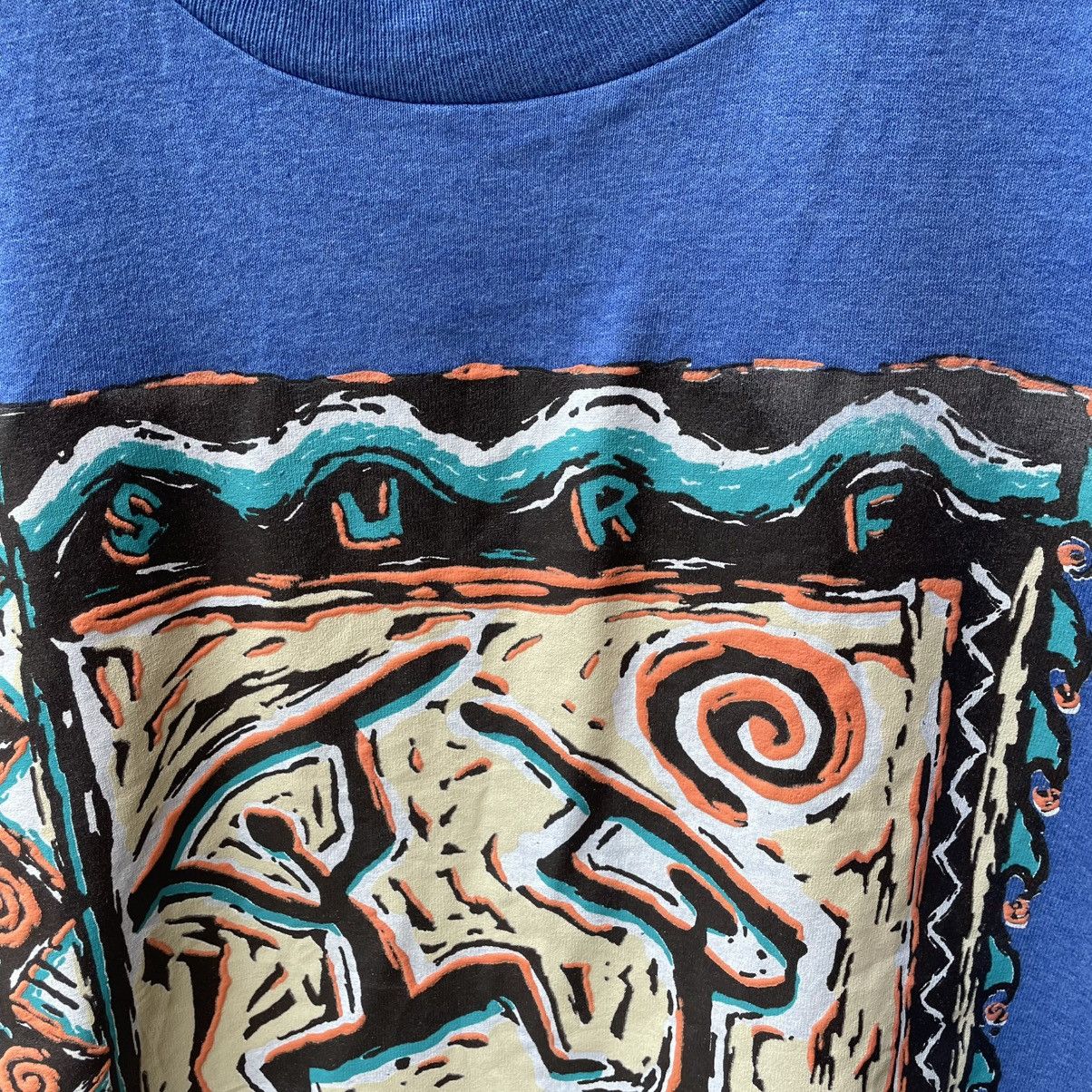 Other 🔥Vintage 90s Hawaii Surf Styles Sea Sky Poster Art Work Tee Size US L / EU 52-54 / 3 - 4 Thumbnail
